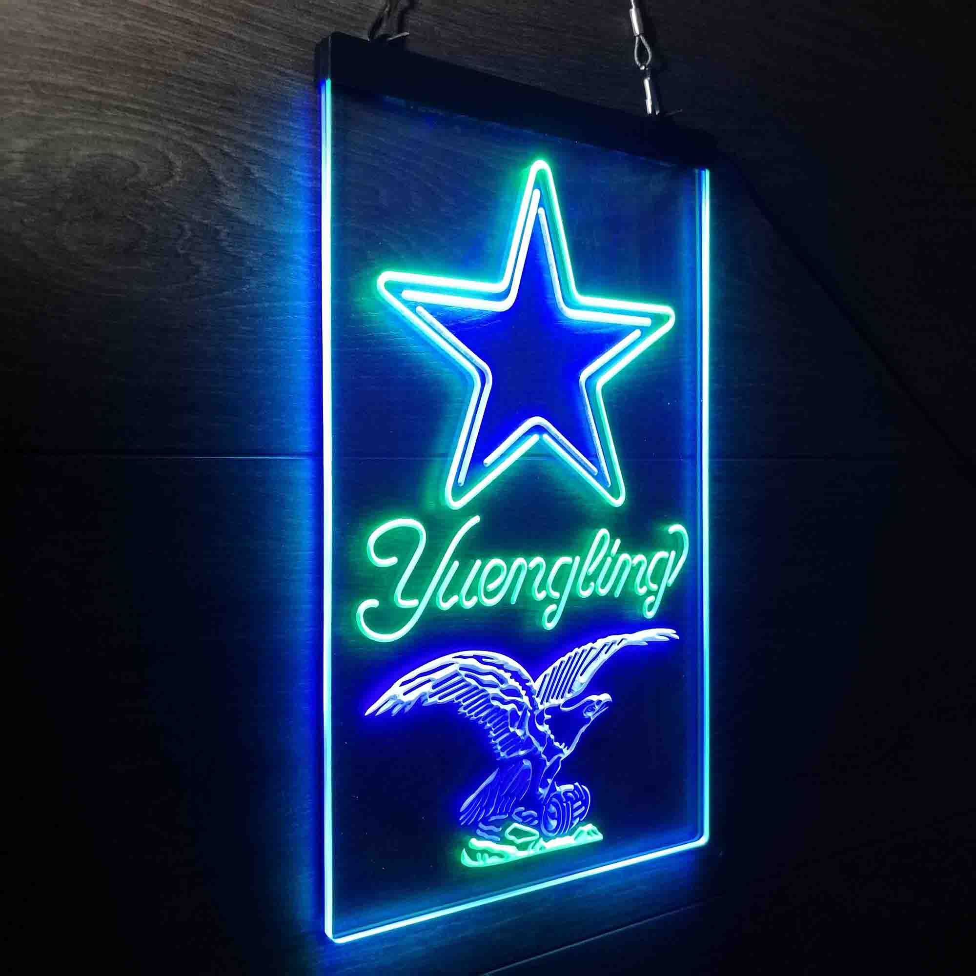 Yuengling Bar Dallas Cowboys Est. 1960 Neon-Like LED Light Sign