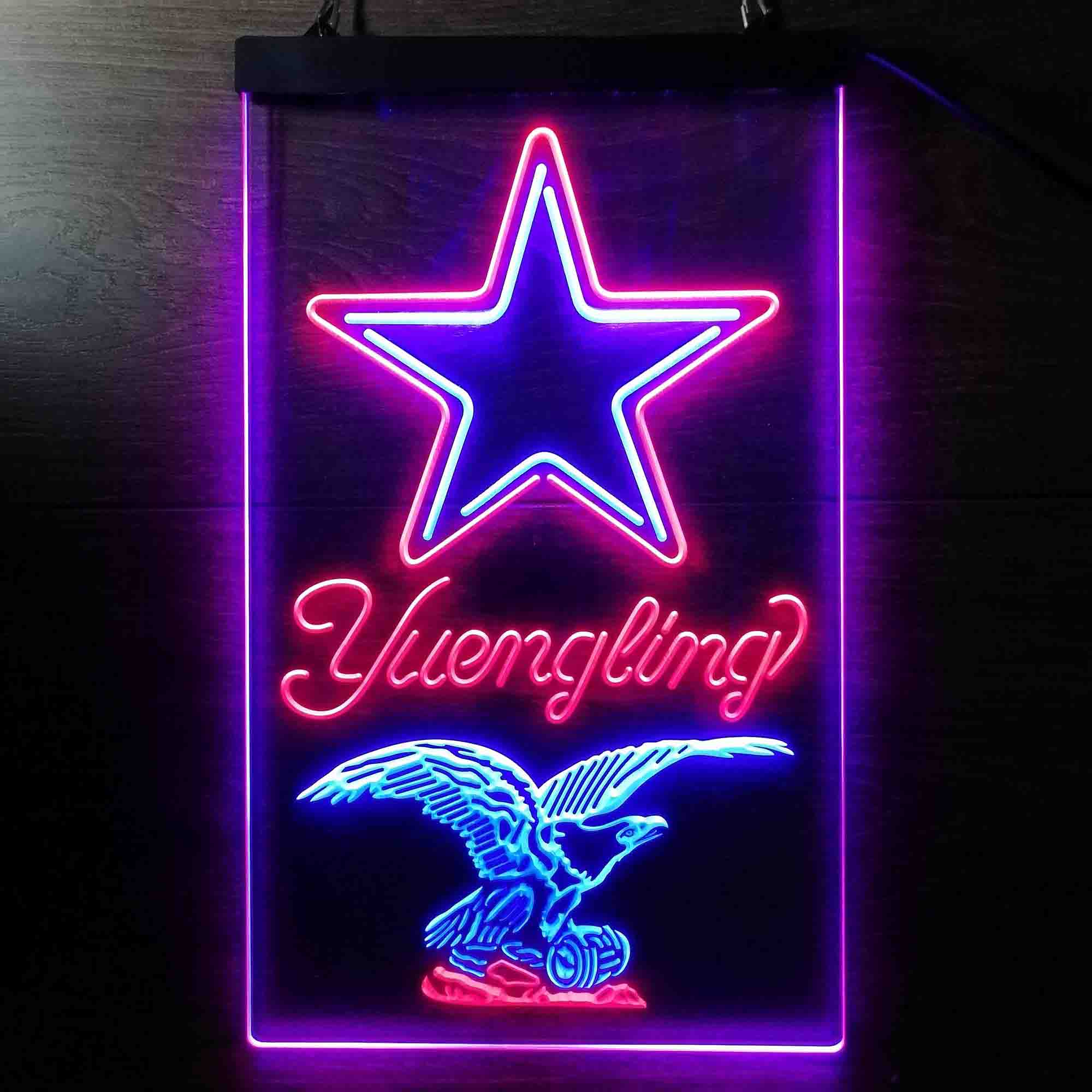 Yuengling Bar Dallas Cowboys Est. 1960 Neon-Like LED Light Sign