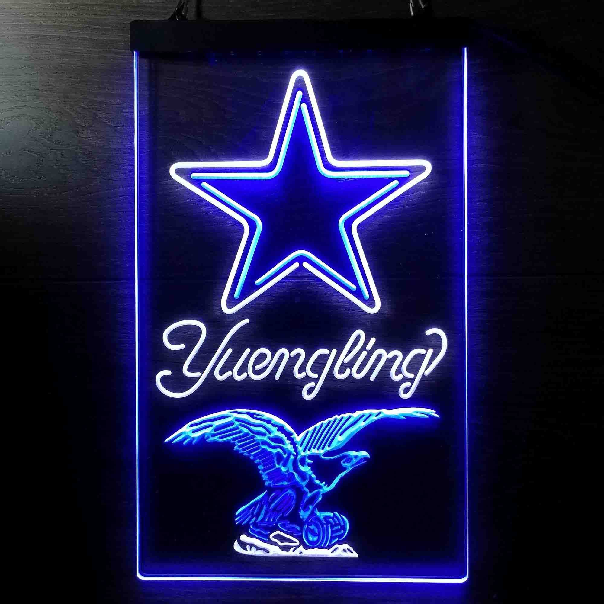 Yuengling Bar Dallas Cowboys Est. 1960 Neon-Like LED Light Sign