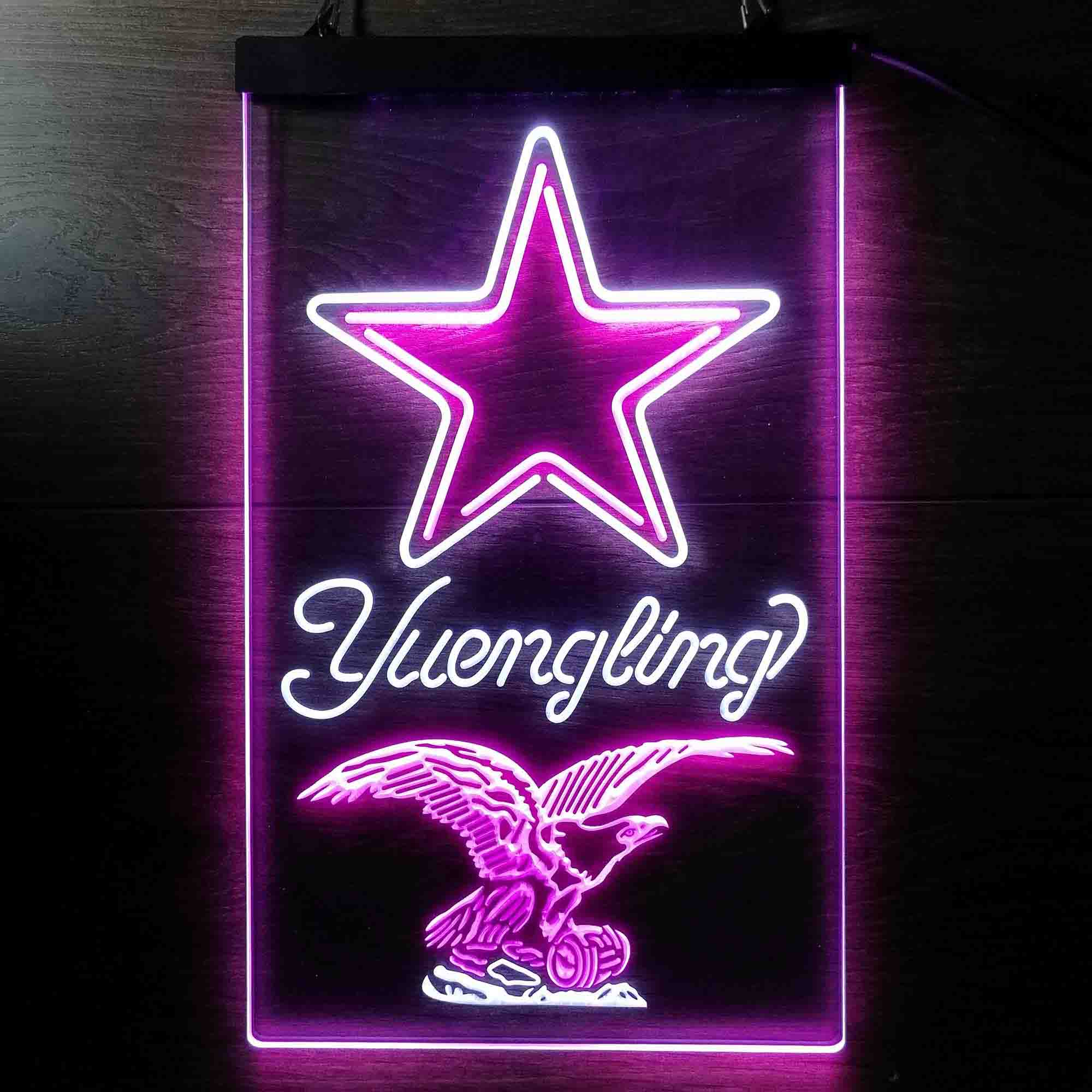 Yuengling Bar Dallas Cowboys Est. 1960 Neon-Like LED Light Sign