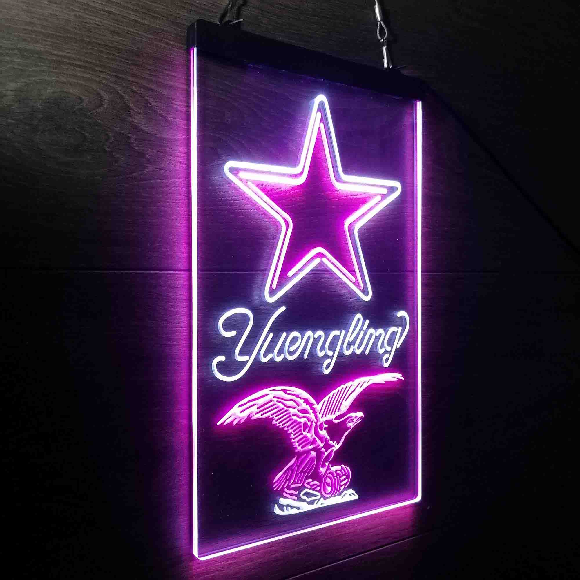 Yuengling Bar Dallas Cowboys Est. 1960 Neon-Like LED Light Sign