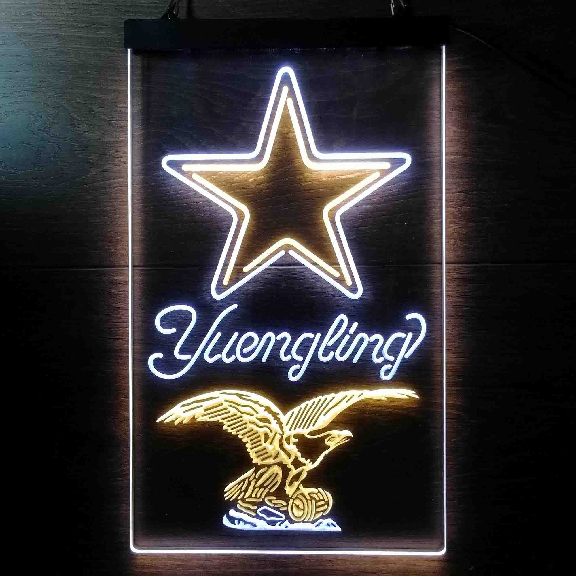 Yuengling Bar Dallas Cowboys Est. 1960 Neon-Like LED Light Sign