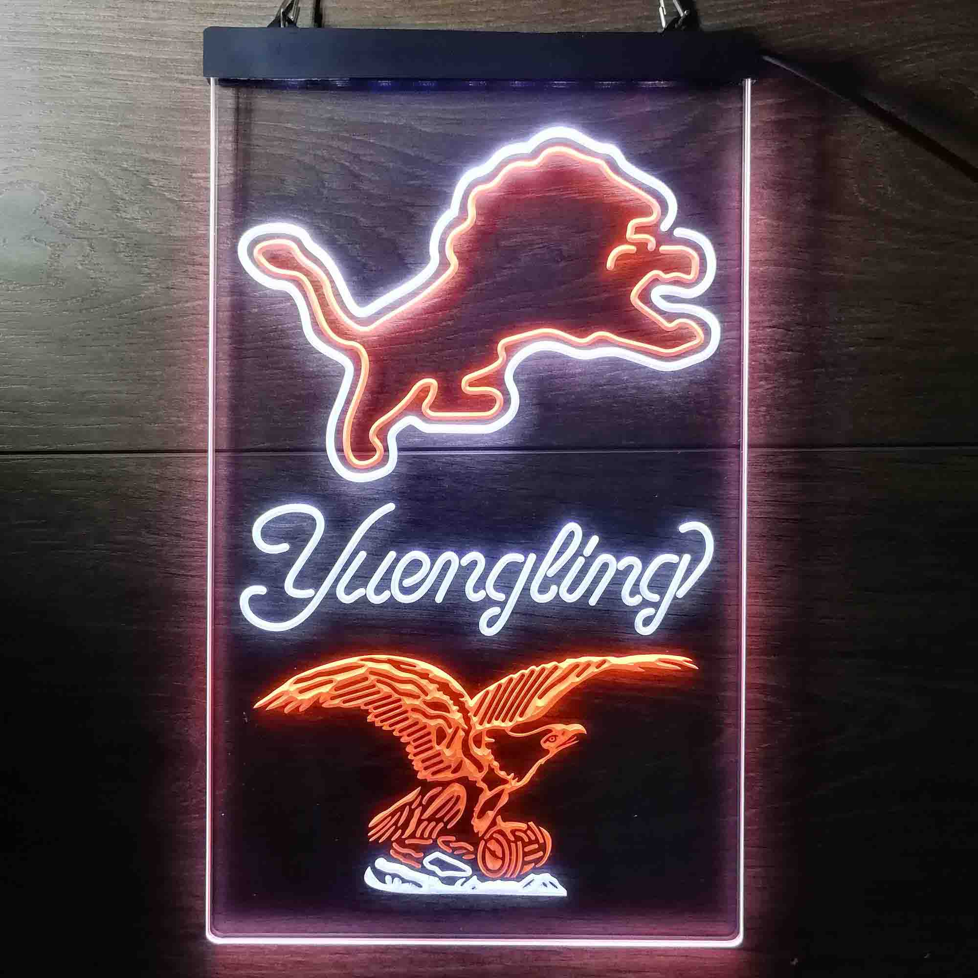 Yuengling Bar Detroit Lions Est. 1934 Neon-Like LED Light Sign