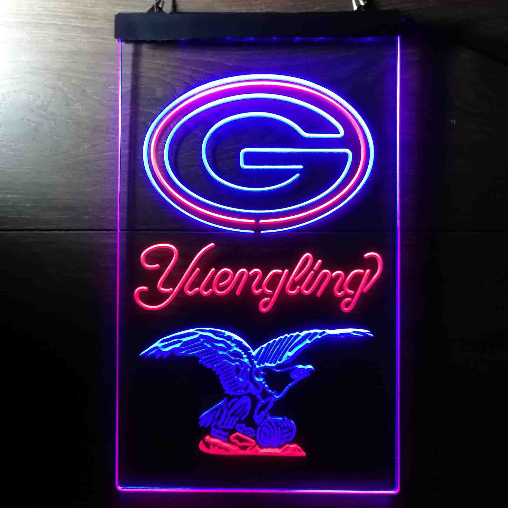 Yuengling Bar Green Bay Packers Est. 1919 Neon-Like Led Light Sign