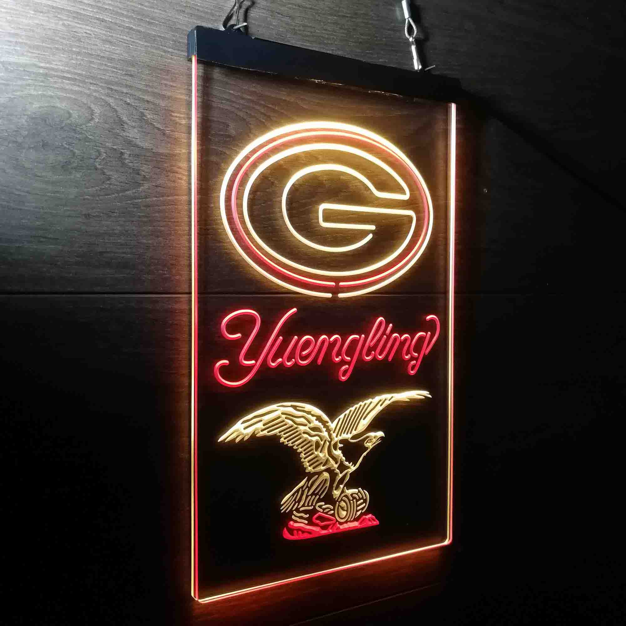 Yuengling Bar Green Bay Packers Est. 1919 Neon-Like Led Light Sign