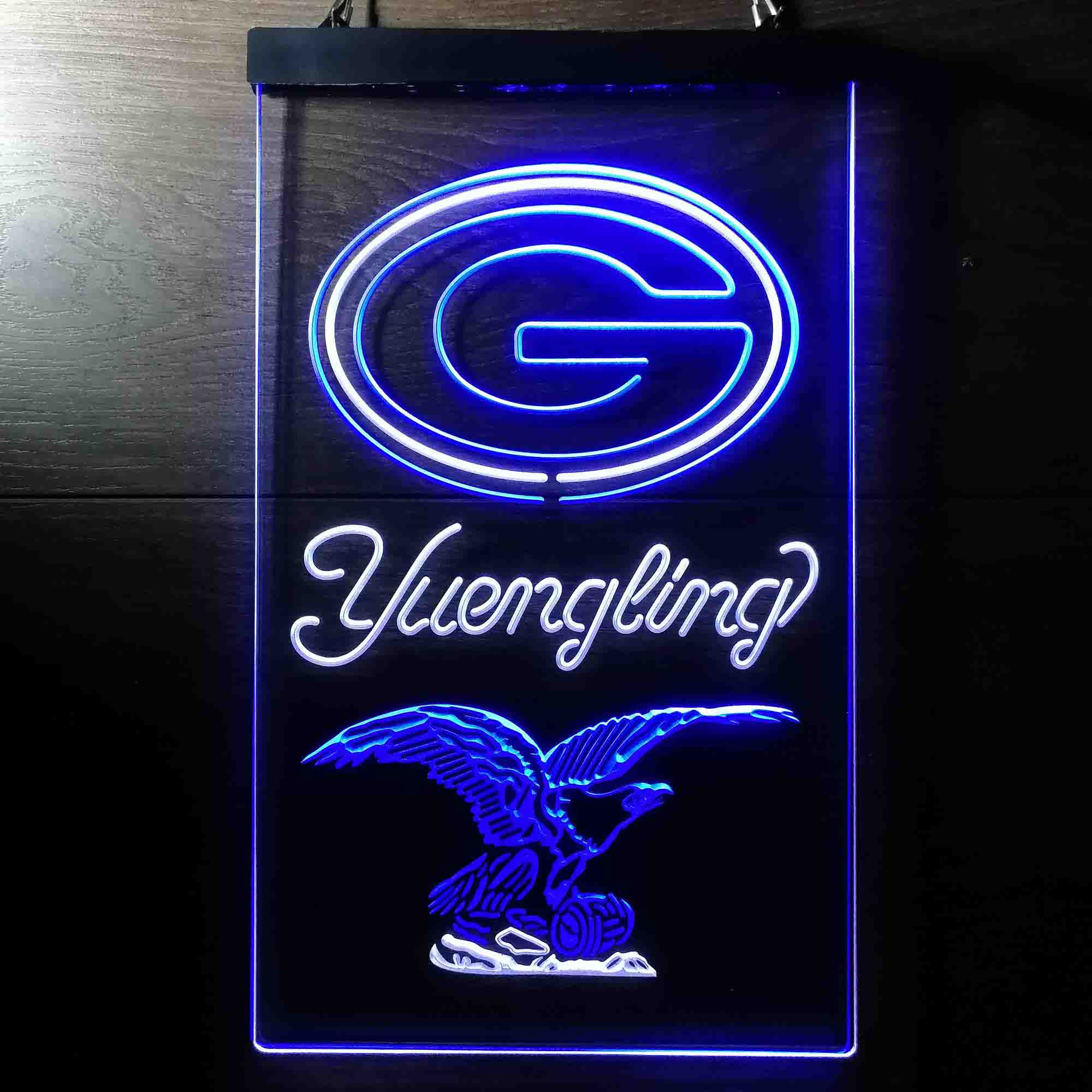 Yuengling Bar Green Bay Packers Est. 1919 Neon-Like Led Light Sign