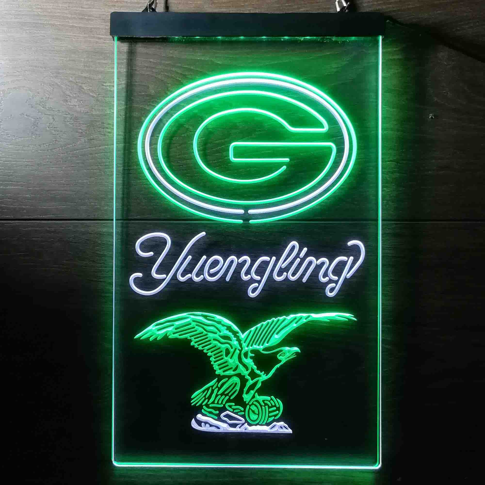 Yuengling Bar Green Bay Packers Est. 1919 Neon-Like Led Light Sign