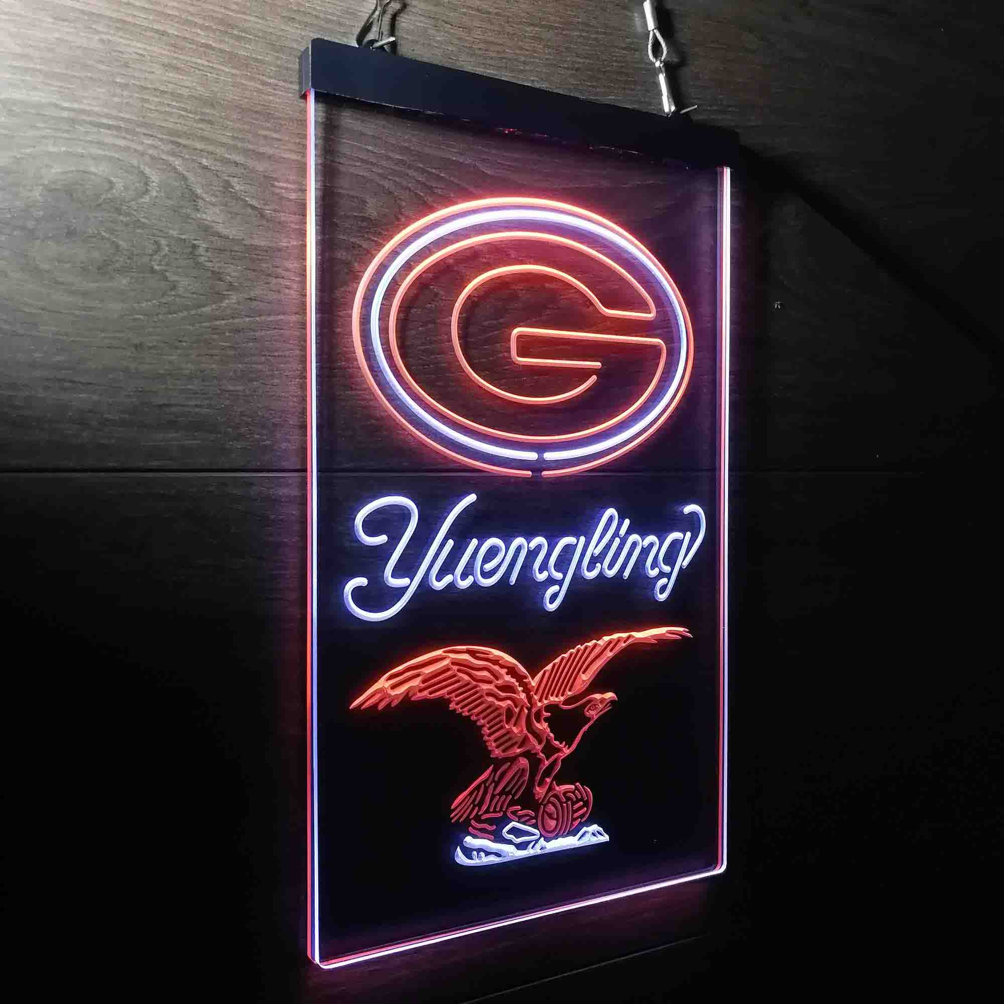 Yuengling Bar Green Bay Packers Est. 1919 Neon-Like Led Light Sign