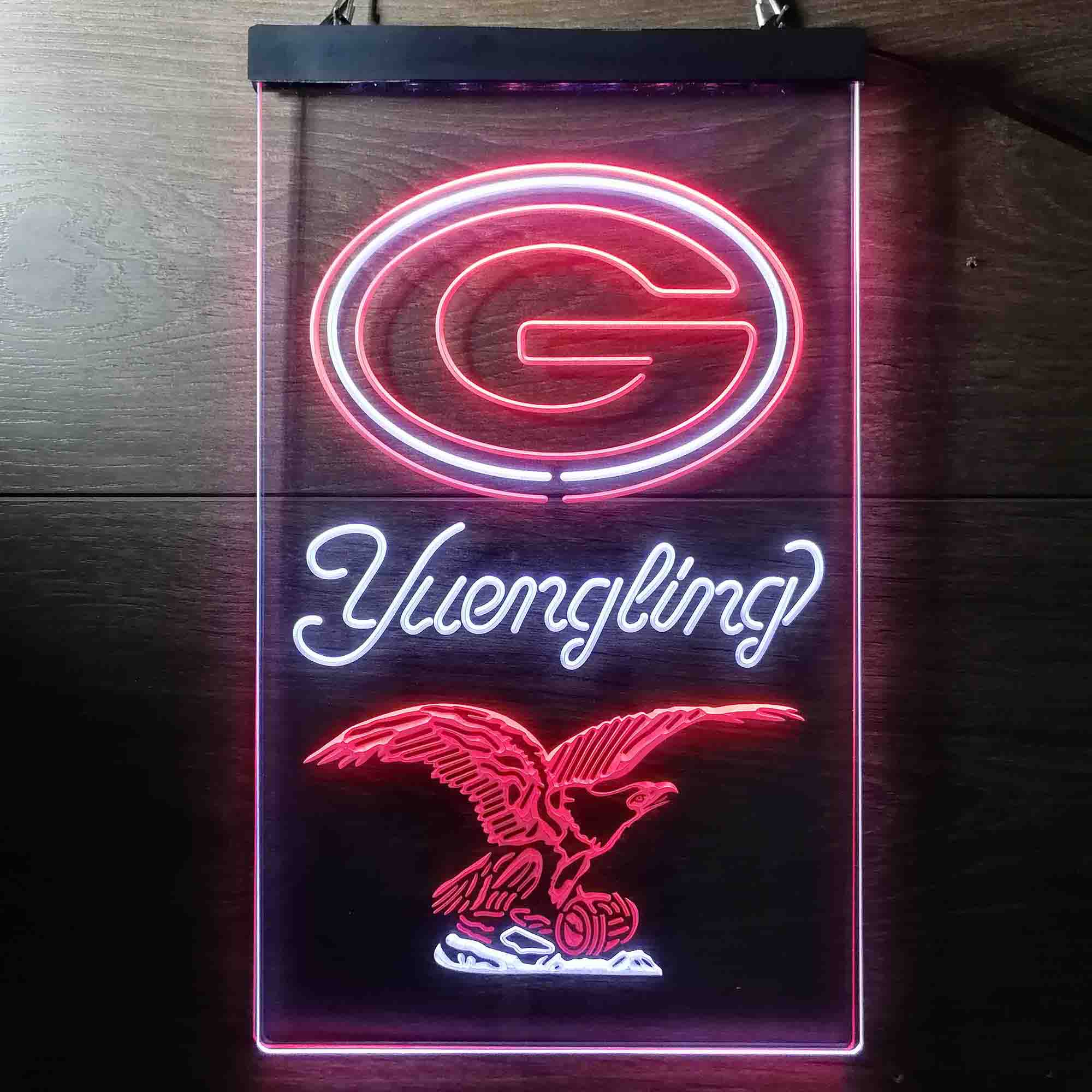 Yuengling Bar Green Bay Packers Est. 1919 Neon-Like Led Light Sign