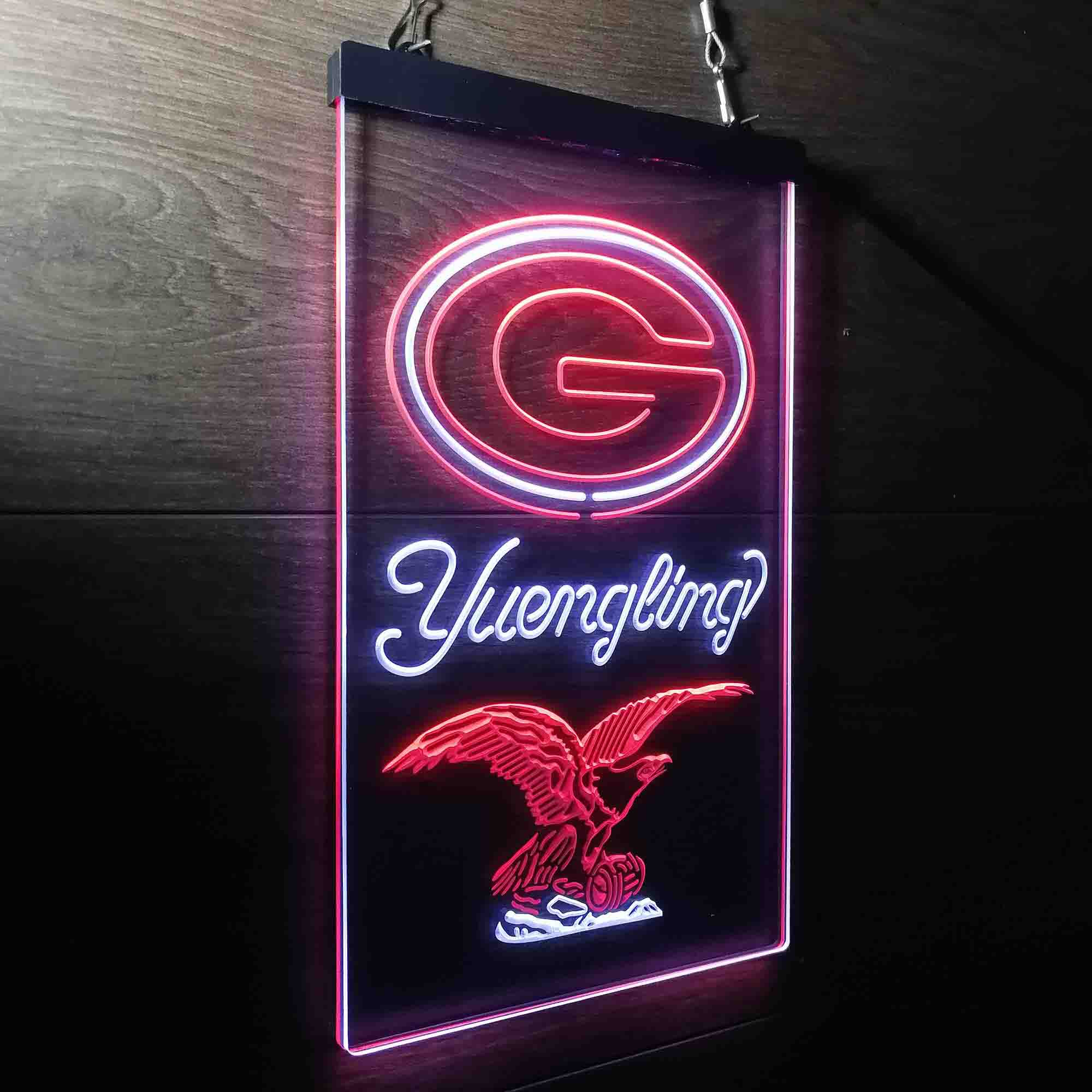 Yuengling Bar Green Bay Packers Est. 1919 Neon-Like Led Light Sign