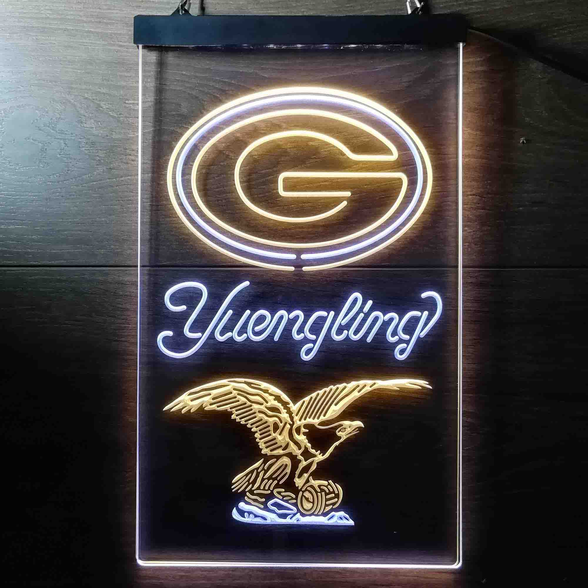 Yuengling Bar Green Bay Packers Est. 1919 Neon-Like LED Sign