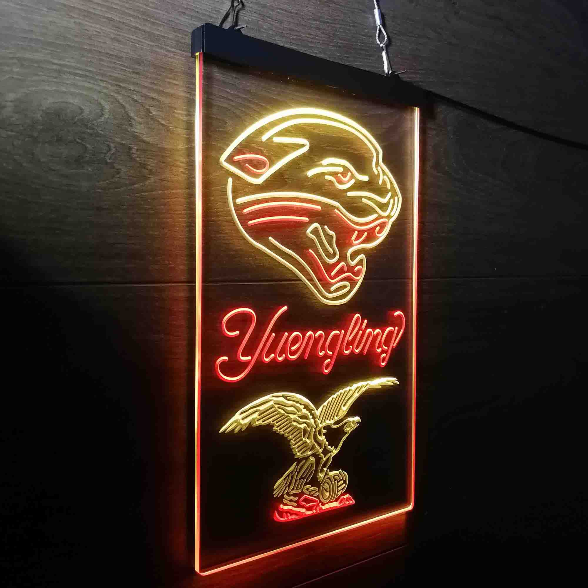 Yuengling Bar Jacksonville Jaguars Est. 1995 Neon-Like Led Light Sign