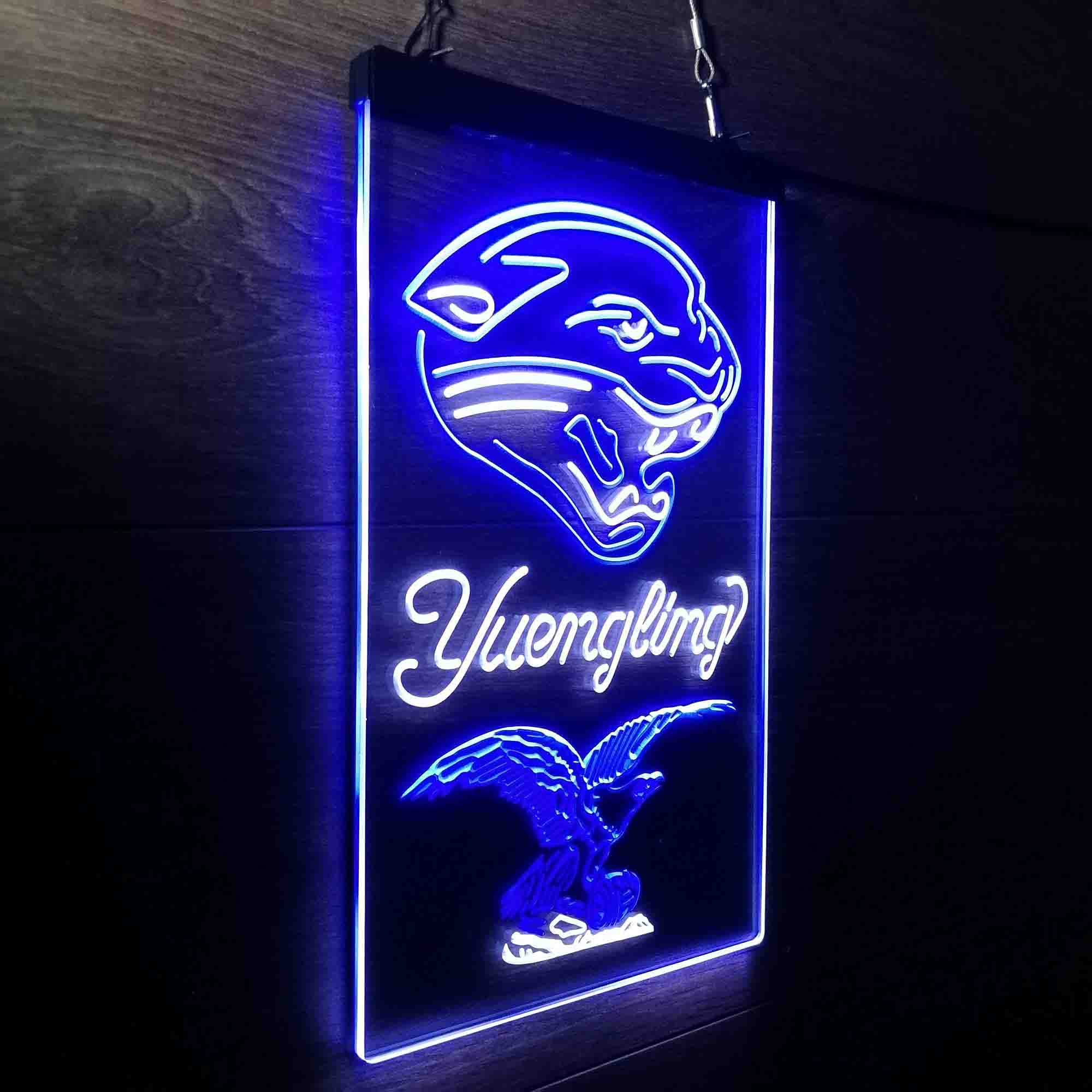 Yuengling Bar Jacksonville Jaguars Est. 1995 Neon-Like Led Light Sign