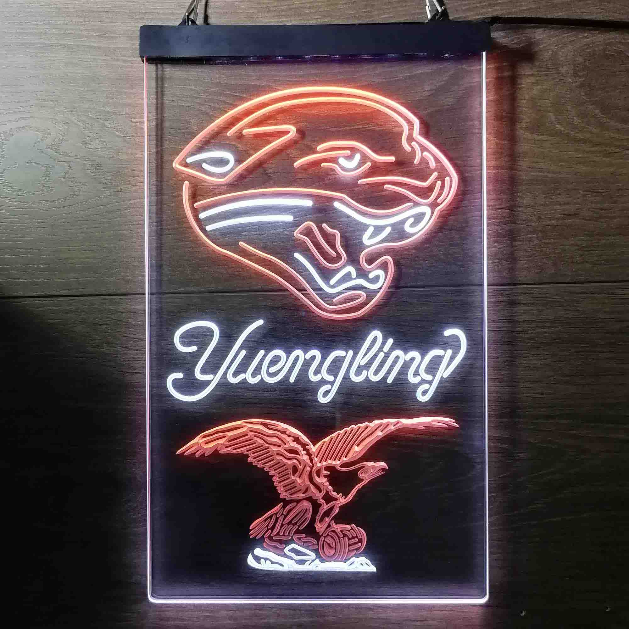 Yuengling Bar Jacksonville Jaguars Est. 1995 Neon-Like Led Light Sign