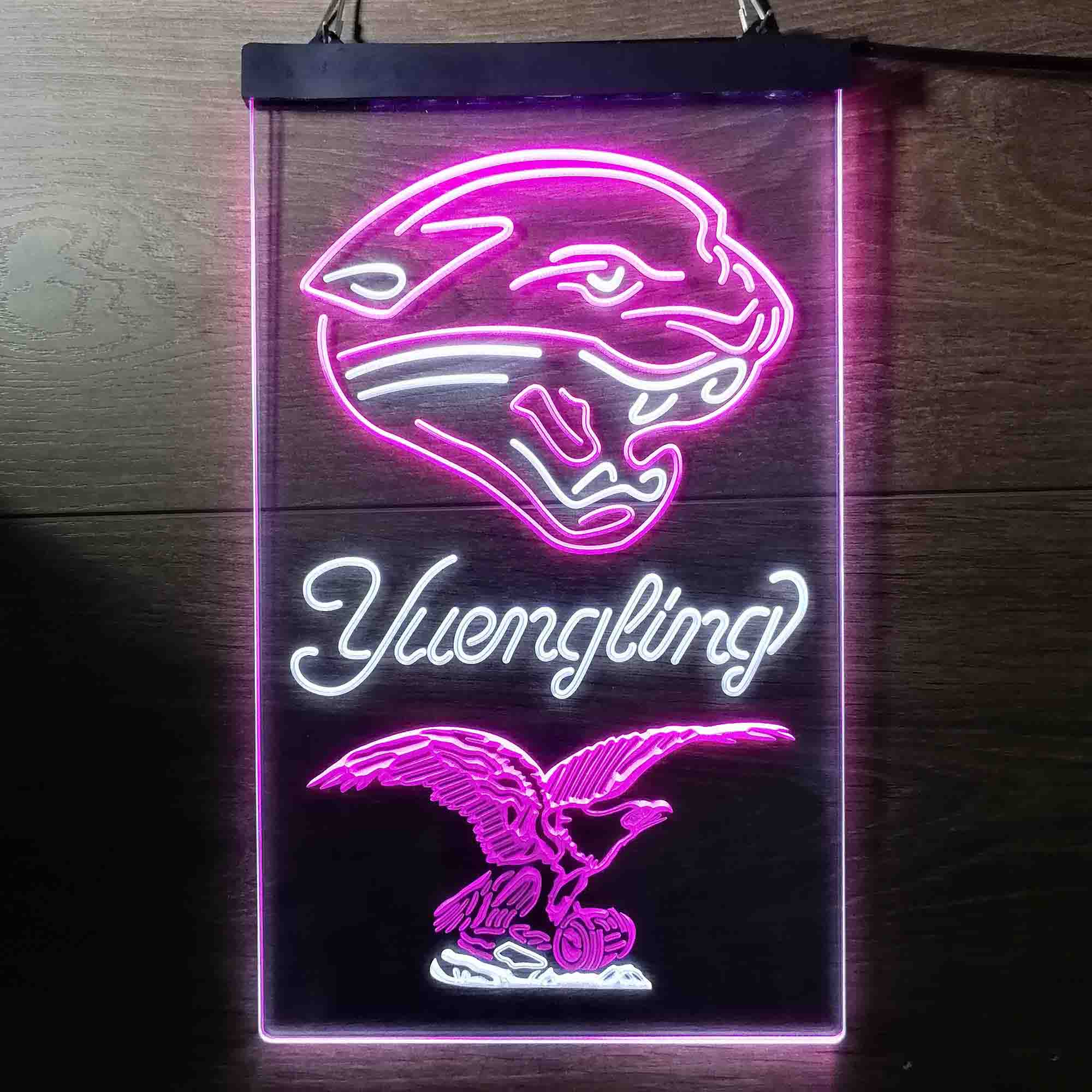 Yuengling Bar Jacksonville Jaguars Est. 1995 Neon-Like Led Light Sign