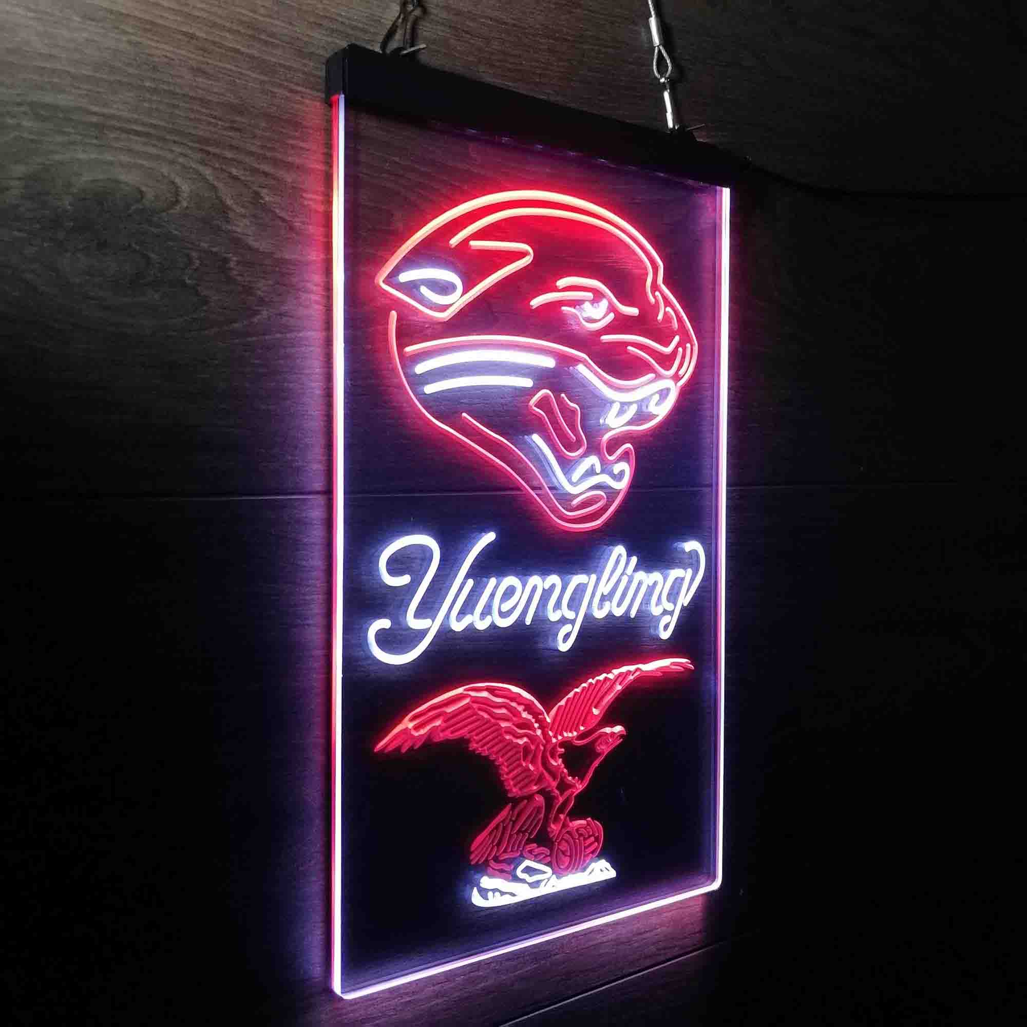 Yuengling Bar Jacksonville Jaguars Est. 1995 Neon-Like Led Light Sign