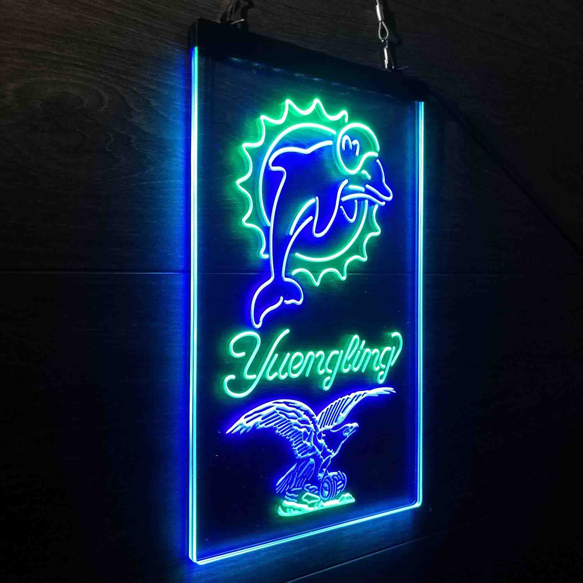 Yuengling Bar Miami Dolphins Est. 1966 Neon-Like Led Light Sign