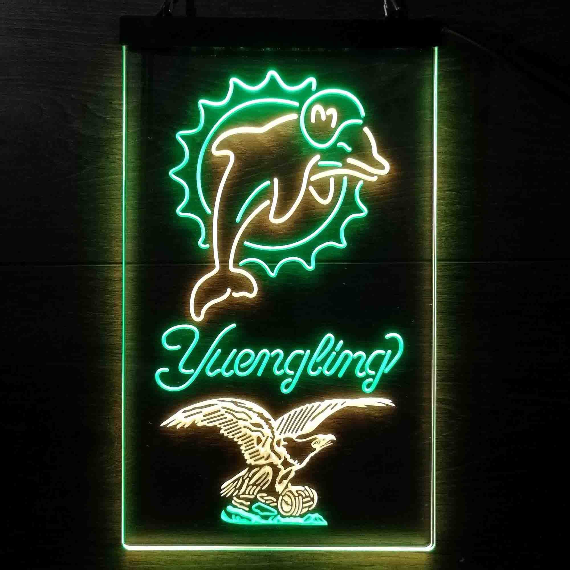 Yuengling Bar Miami Dolphins Est. 1966 Neon-Like Led Light Sign