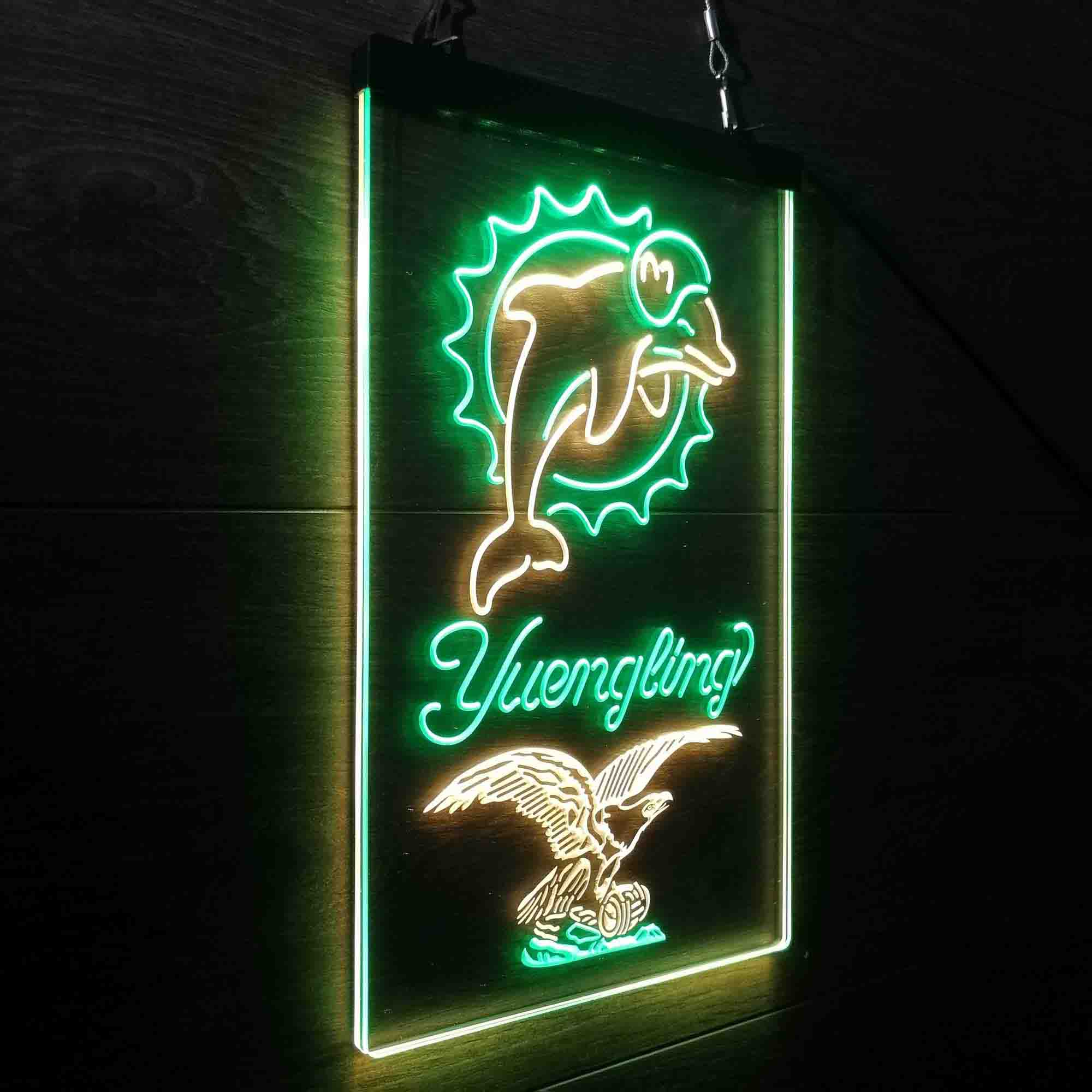 Yuengling Bar Miami Dolphins Est. 1966 Neon-Like Led Light Sign