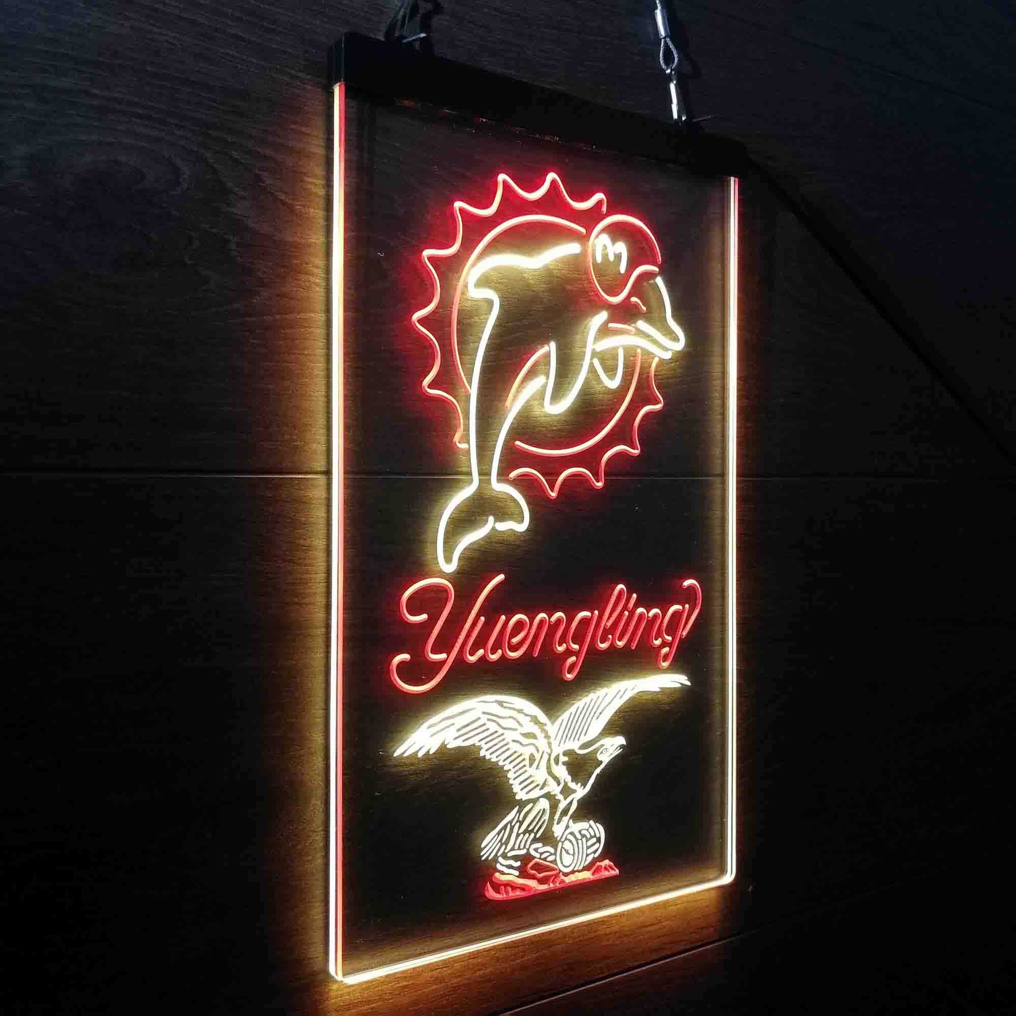 Yuengling Bar Miami Dolphins Est. 1966 Neon-Like Led Light Sign