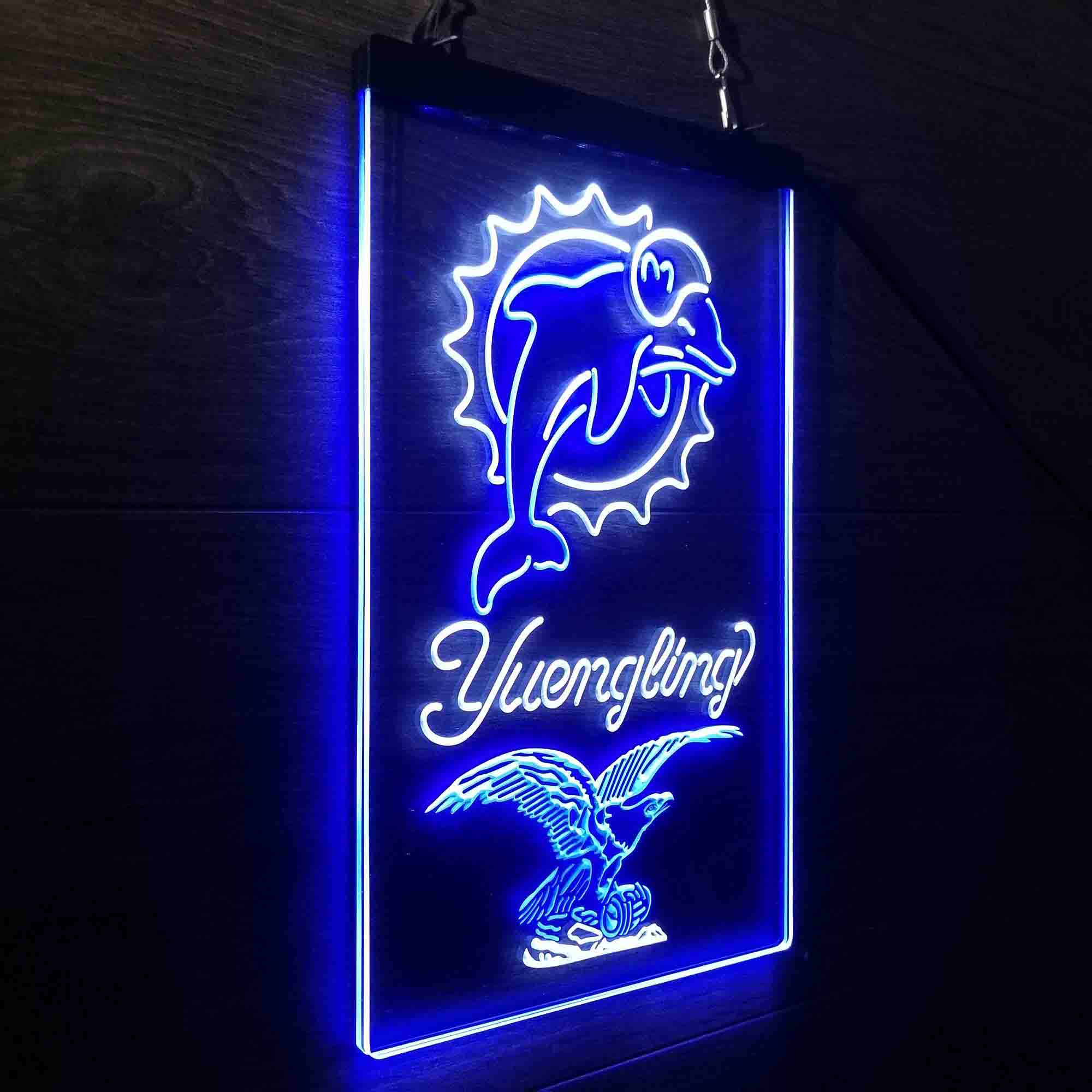 Yuengling Bar Miami Dolphins Est. 1966 Neon-Like Led Light Sign