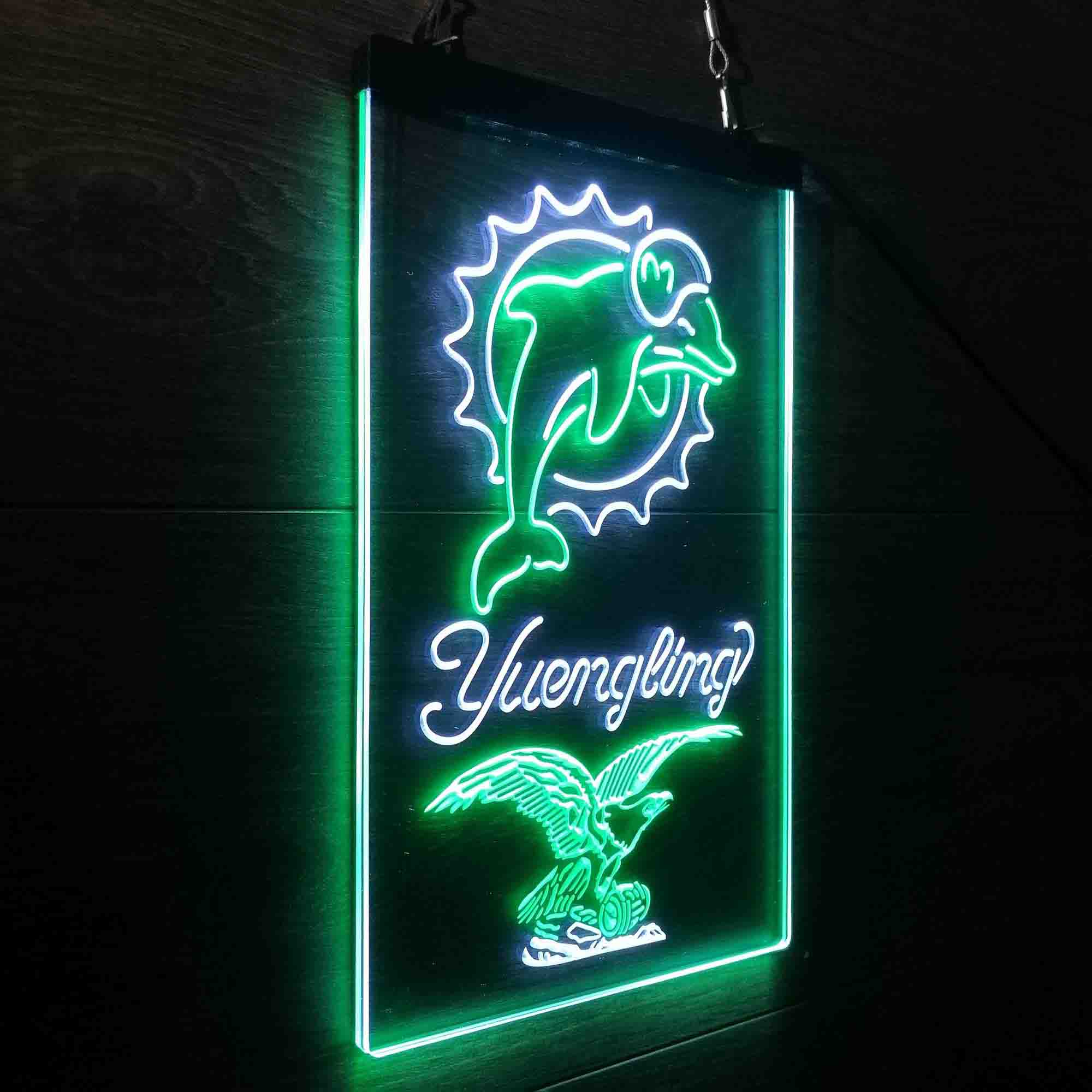 Yuengling Bar Miami Dolphins Est. 1966 Neon-Like Led Light Sign