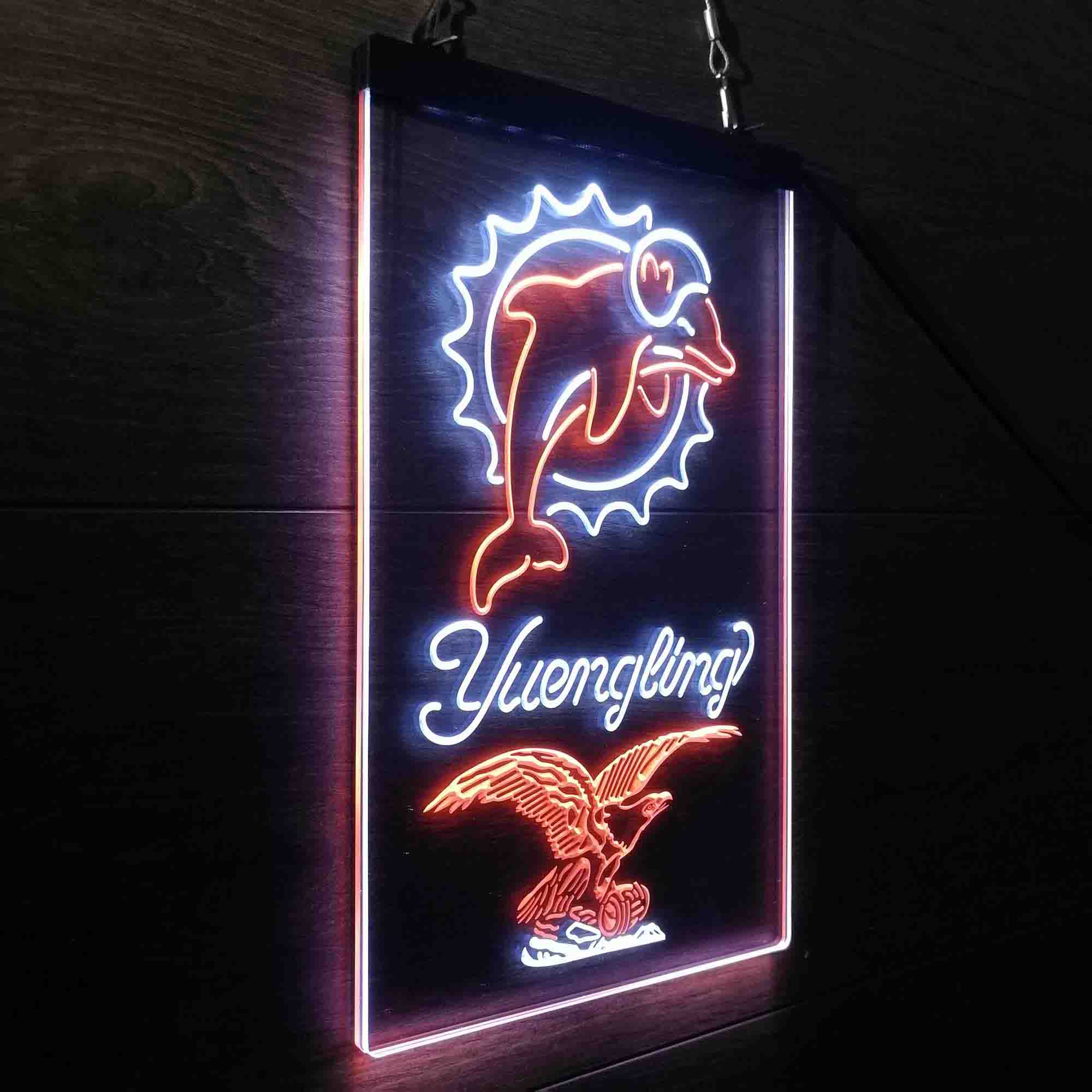 Yuengling Bar Miami Dolphins Est. 1966 Neon-Like Led Light Sign