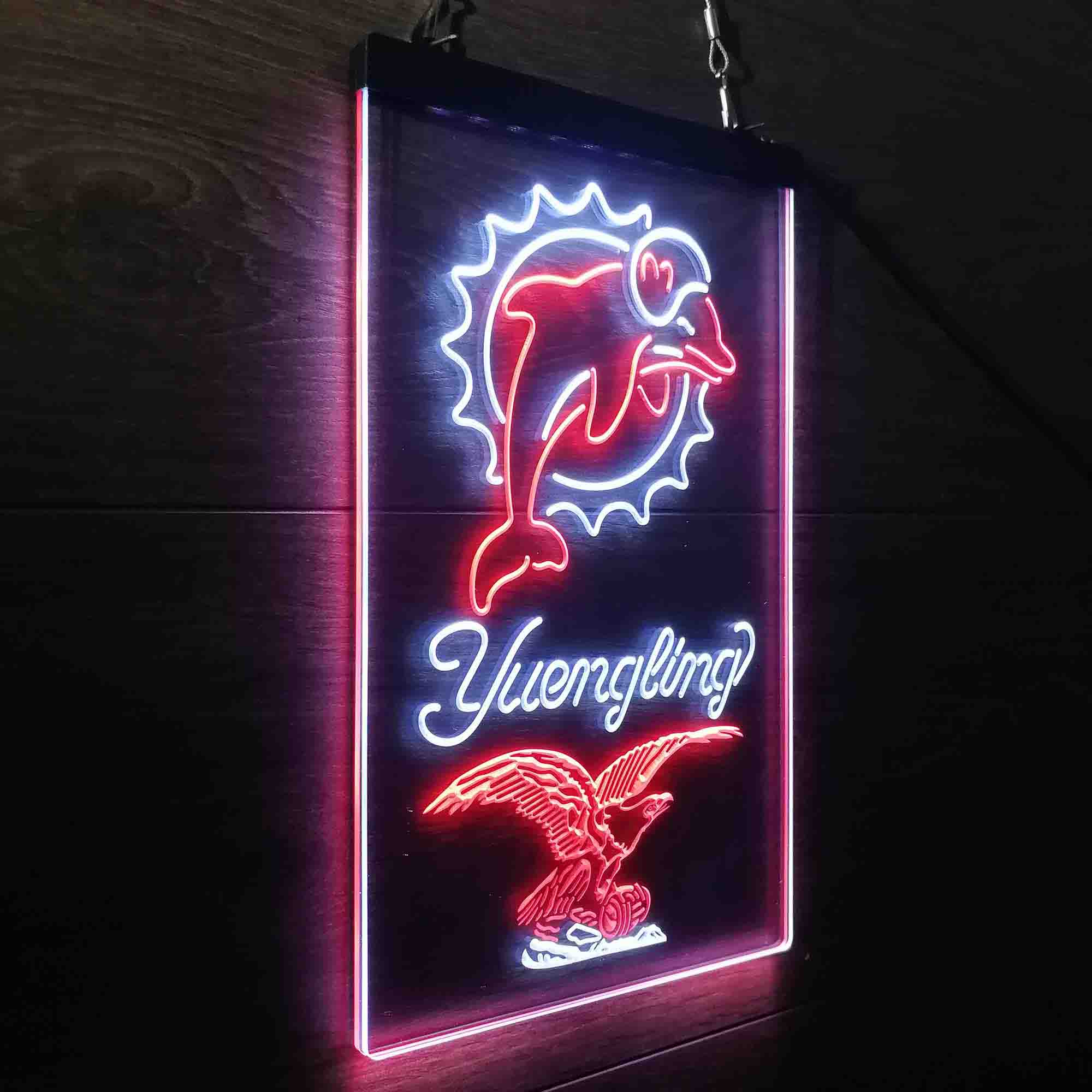 Yuengling Bar Miami Dolphins Est. 1966 Neon-Like Led Light Sign