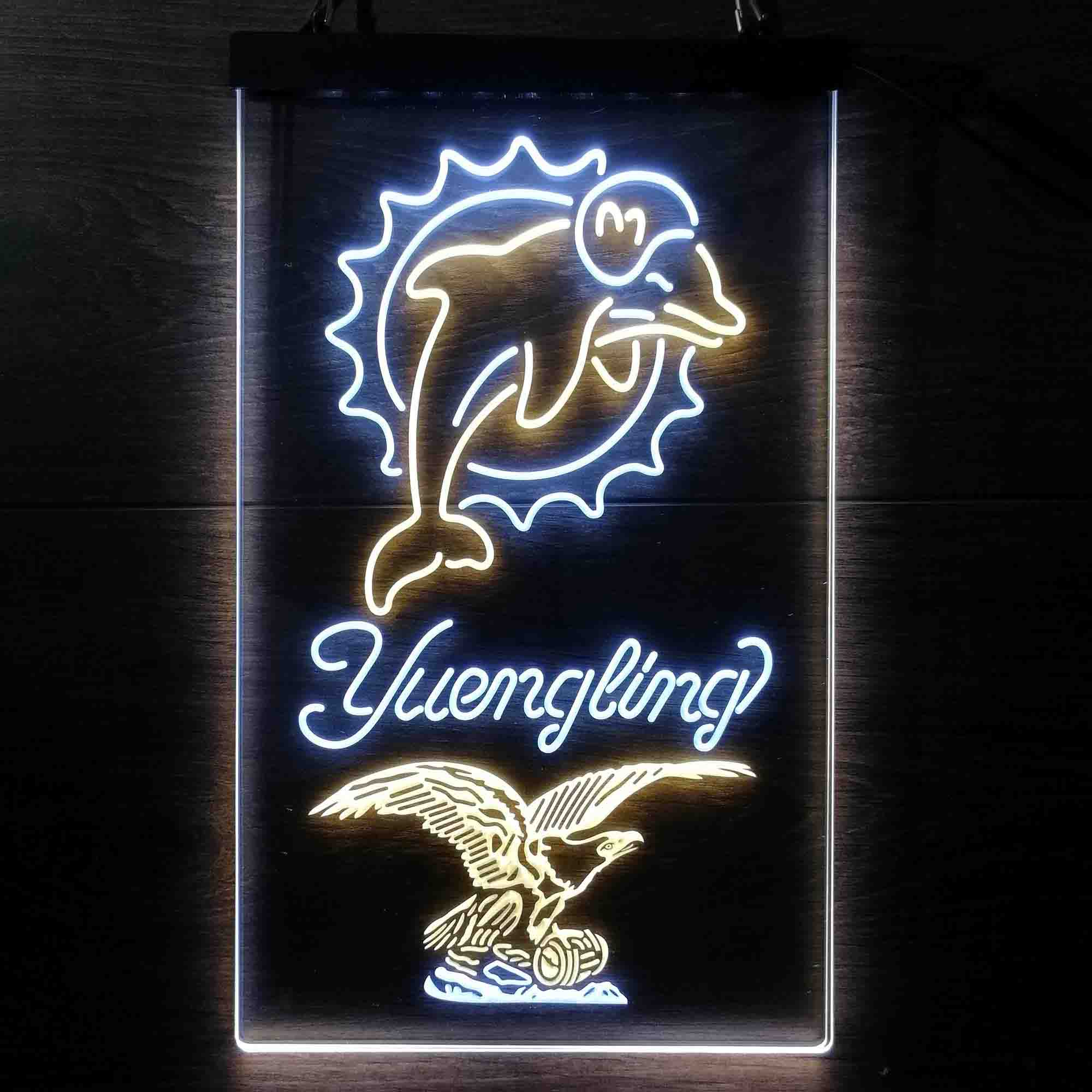 Yuengling Bar Miami Dolphins Est. 1966 Neon-Like Led Light Sign