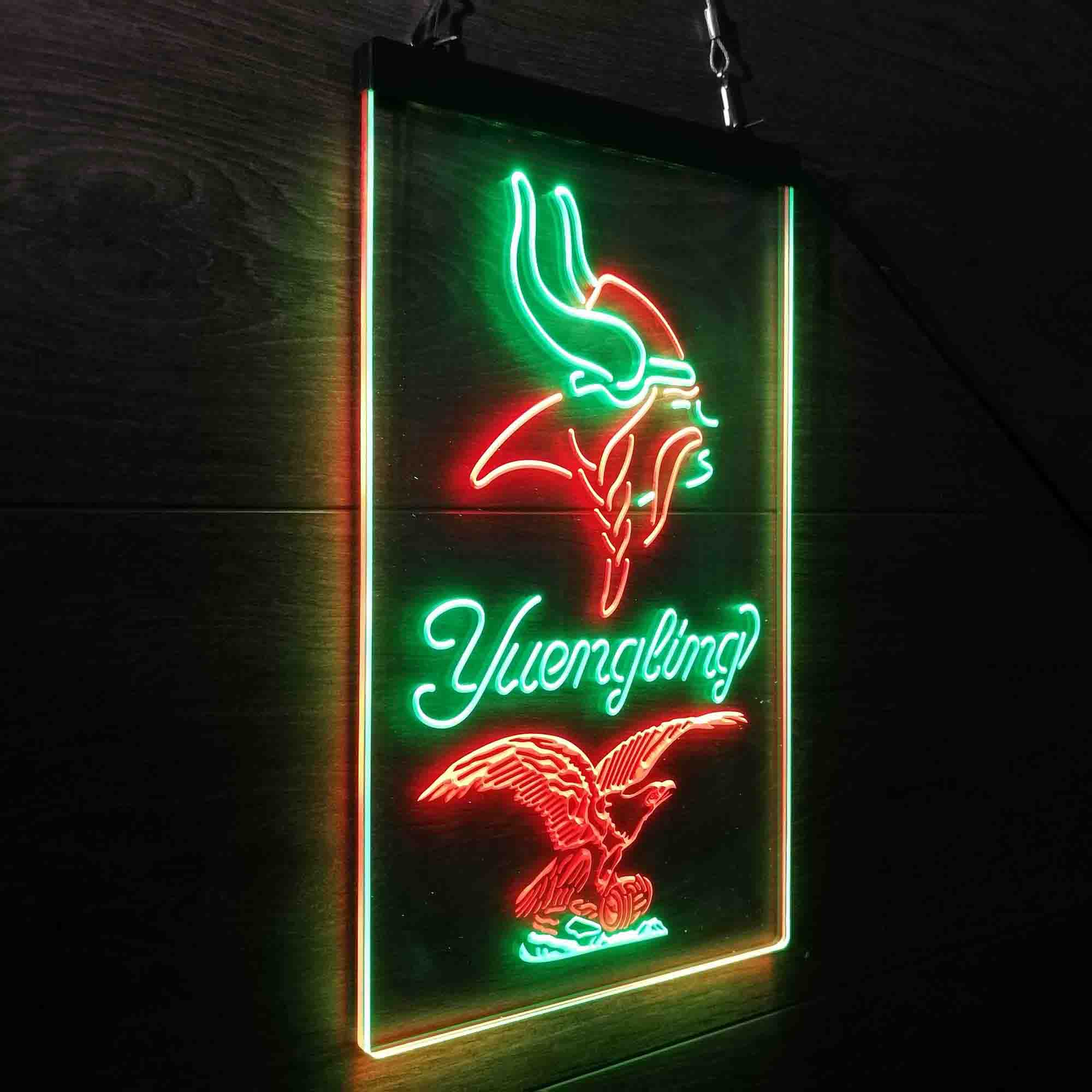 Yuengling Bar Minnesota Vikings Est. 1961 Neon-Like LED Light Sign