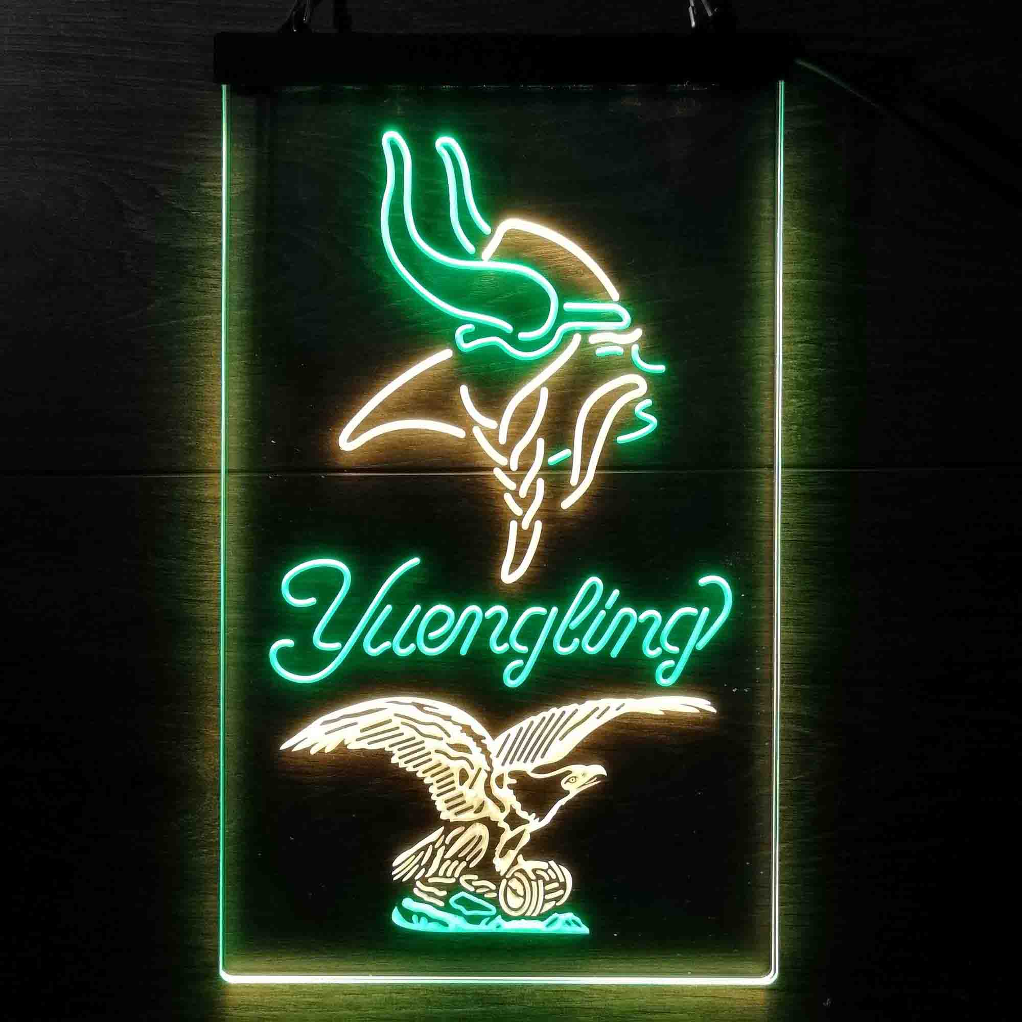 Yuengling Bar Minnesota Vikings Est. 1961 Neon-Like LED Light Sign