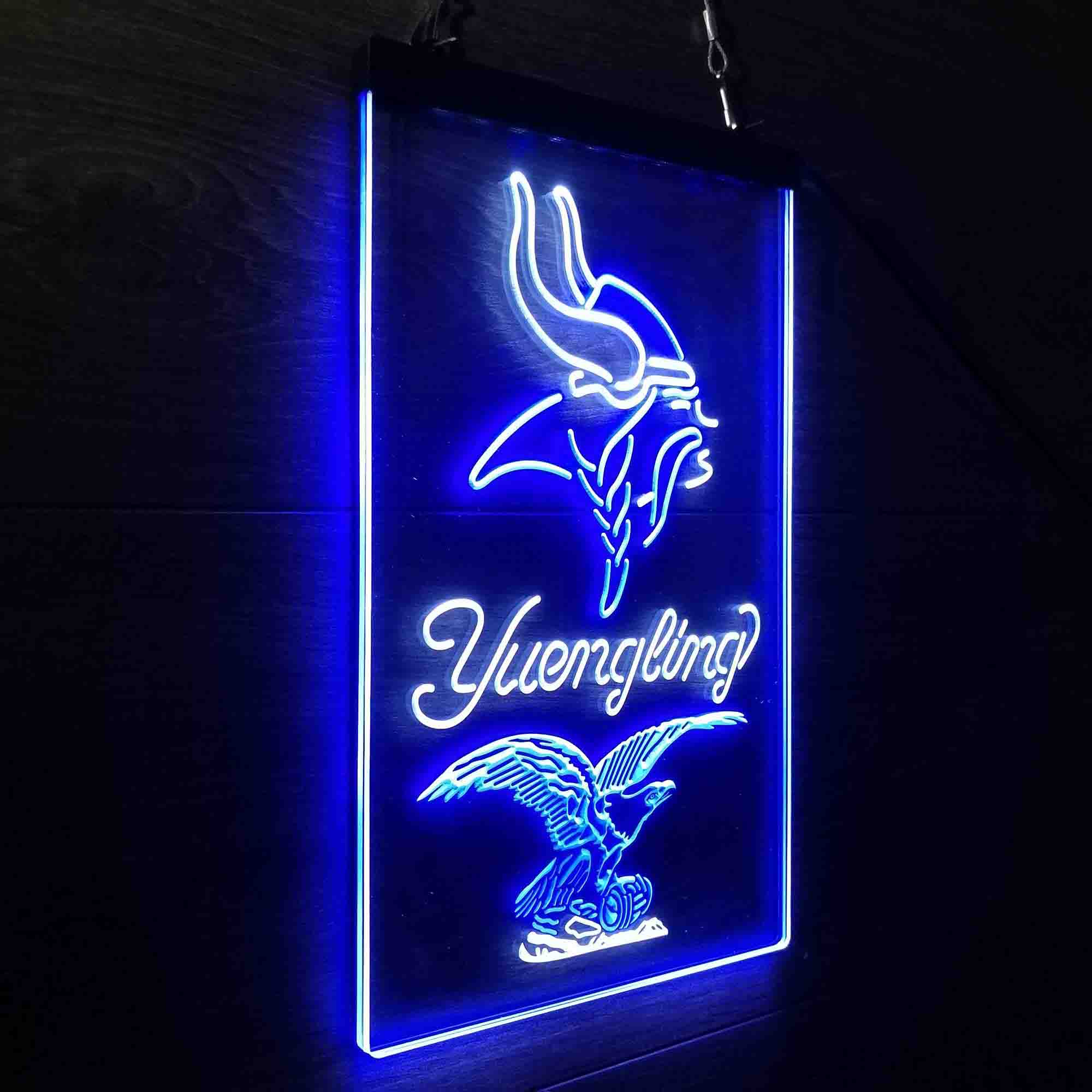 Yuengling Bar Minnesota Vikings Est. 1961 Neon-Like LED Light Sign