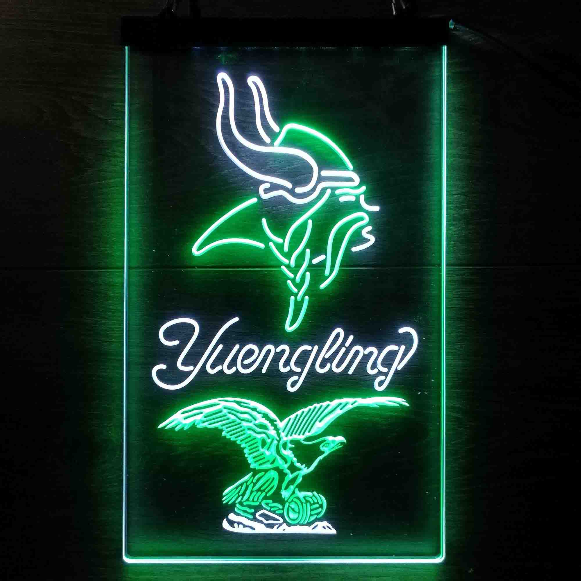 Yuengling Bar Minnesota Vikings Est. 1961 Neon-Like LED Light Sign