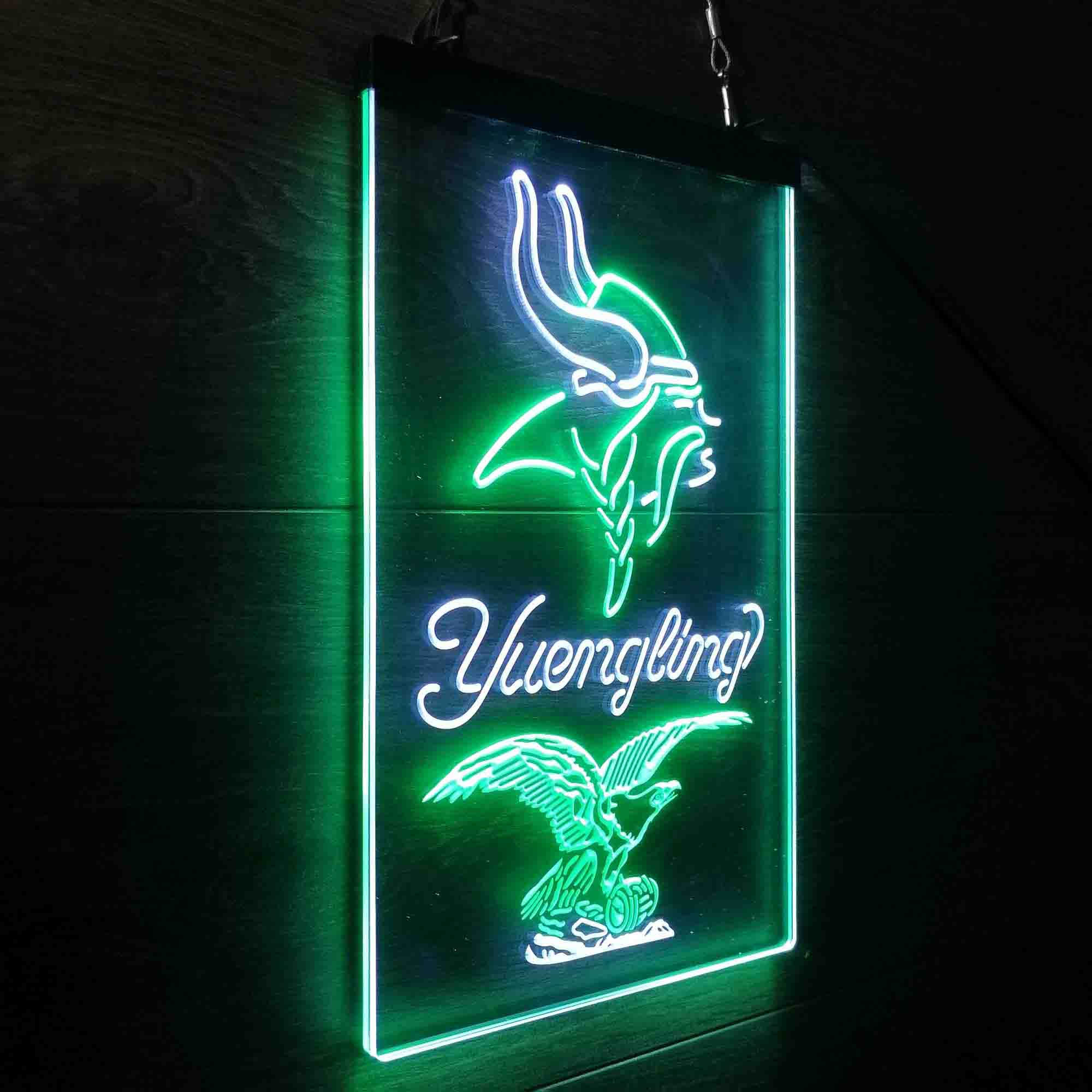 Yuengling Bar Minnesota Vikings Est. 1961 Neon-Like LED Light Sign