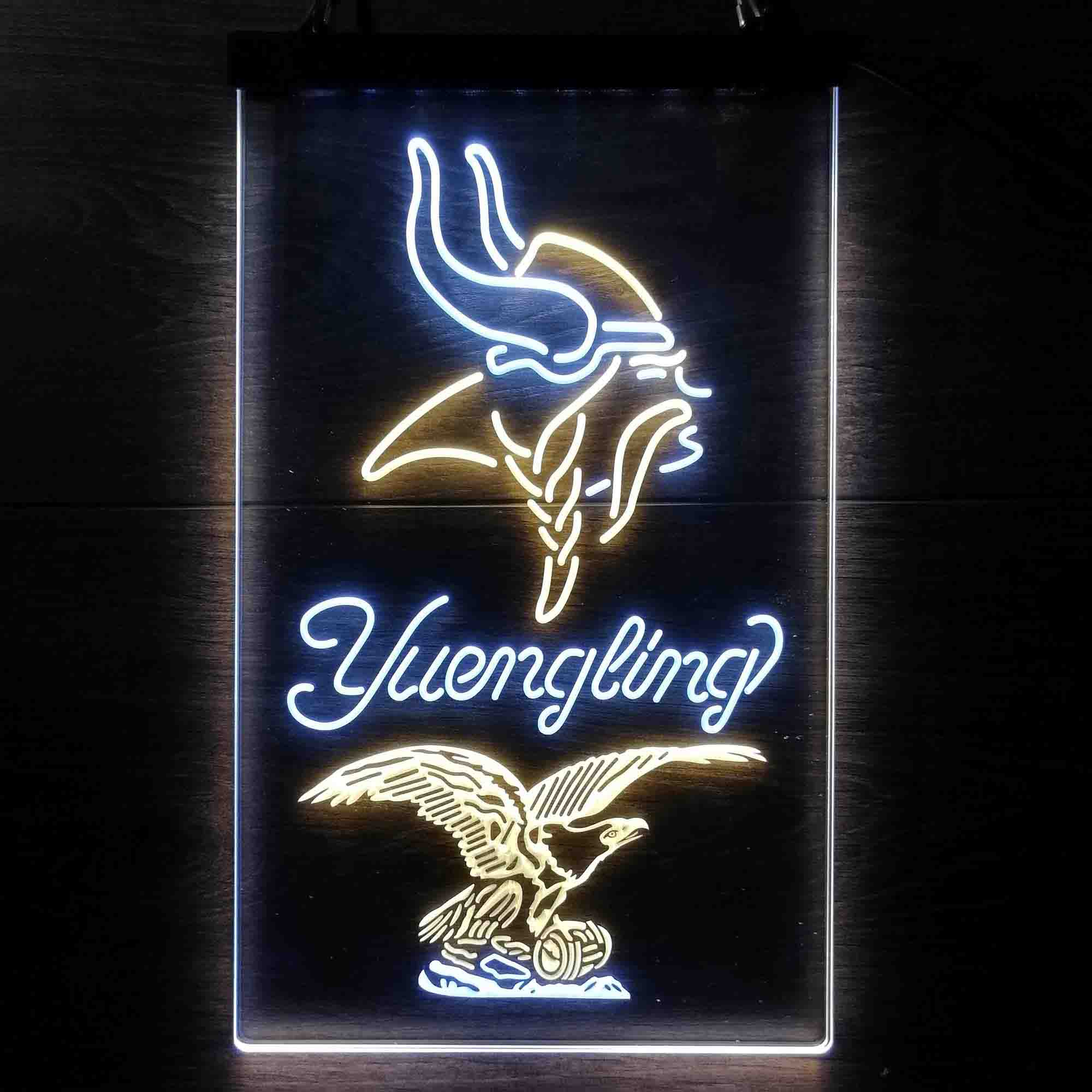 Yuengling Bar Minnesota Vikings Est. 1961 Neon-Like LED Light Sign