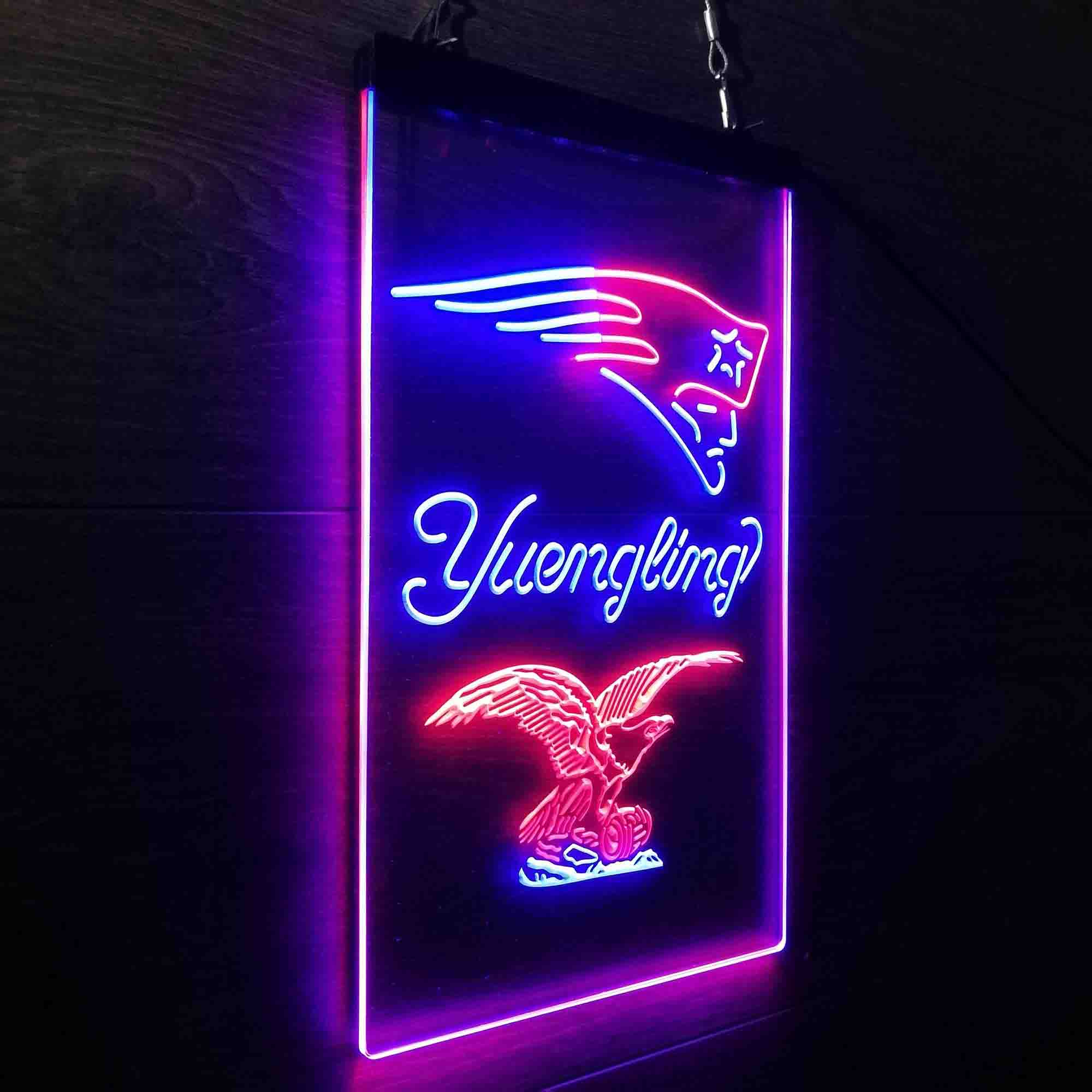 Yuengling Bar New England Patriots Est. 1960 Neon-Like Led Light Sign