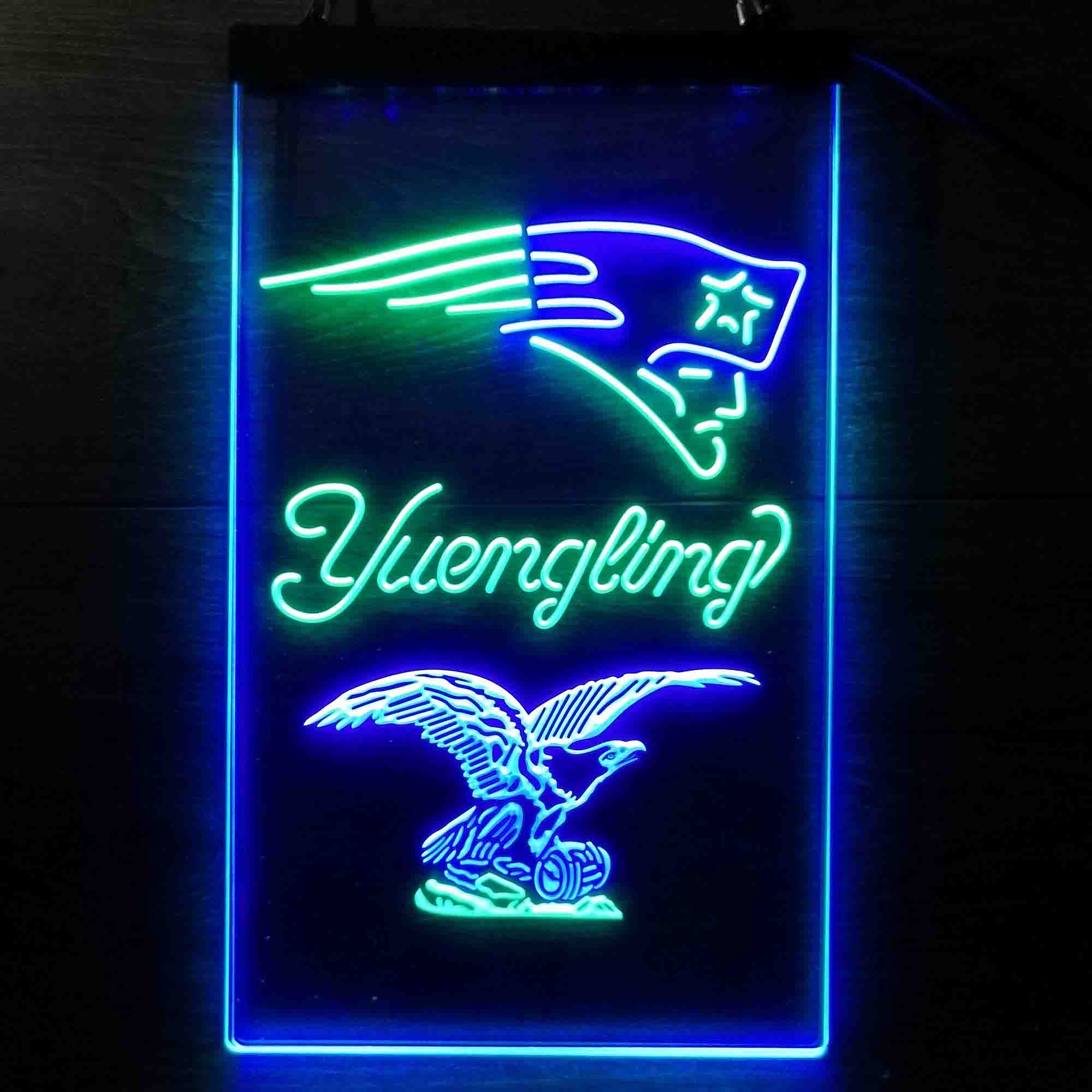 Yuengling Bar New England Patriots Est. 1960 Neon-Like Led Light Sign