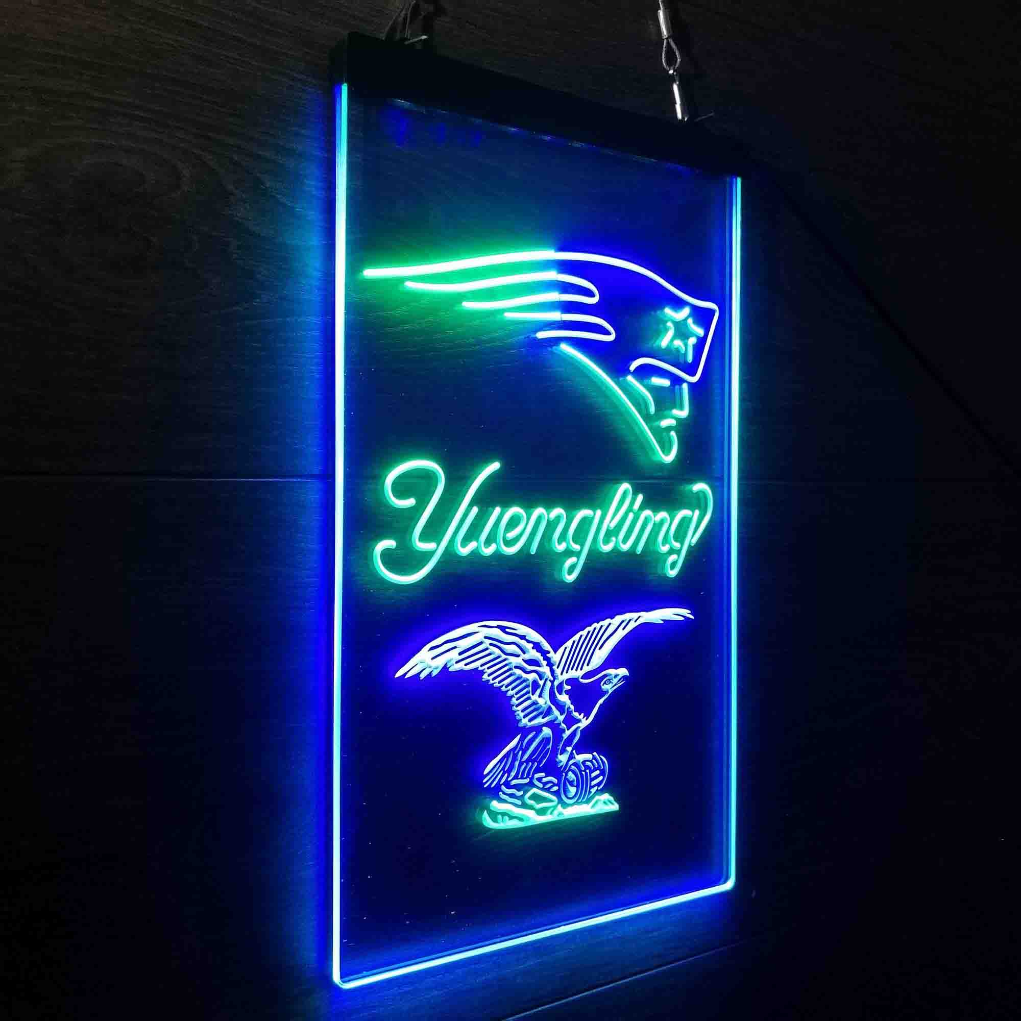 Yuengling Bar New England Patriots Est. 1960 Neon-Like Led Light Sign