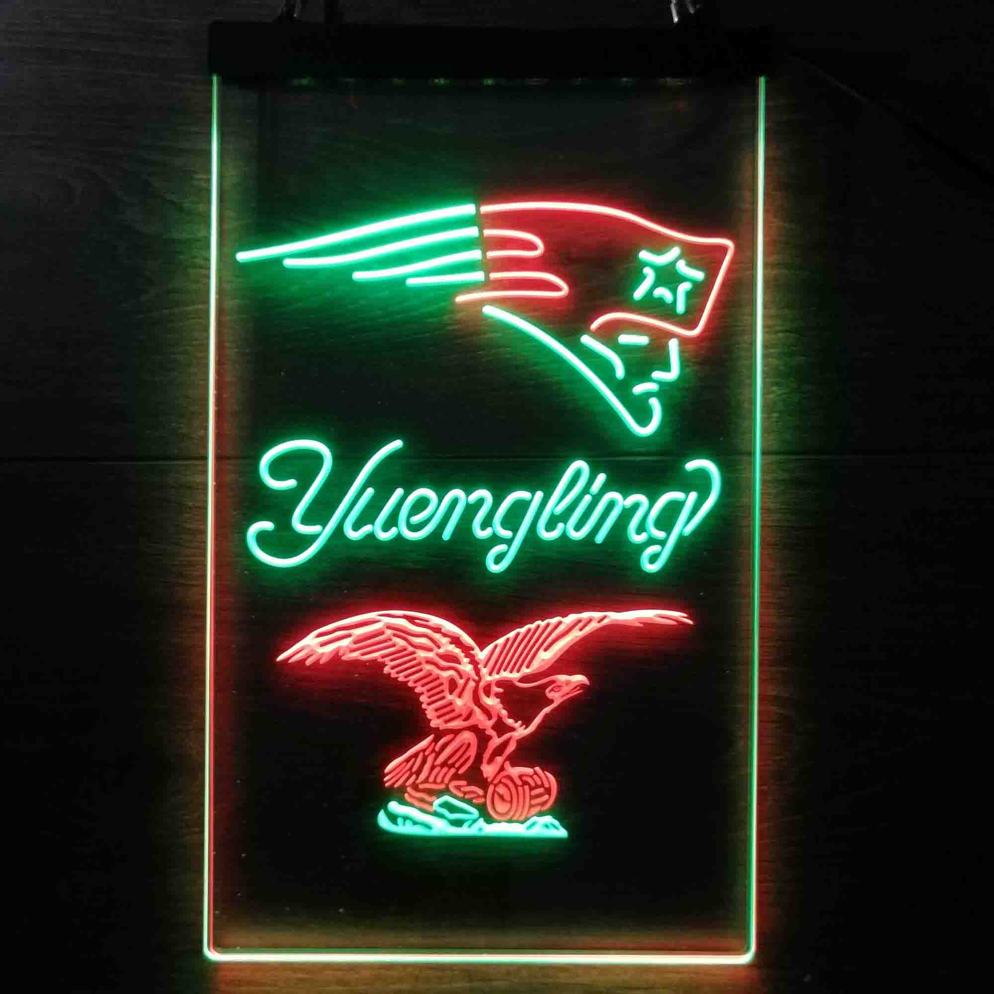 Yuengling Bar New England Patriots Est. 1960 Neon-Like Led Light Sign