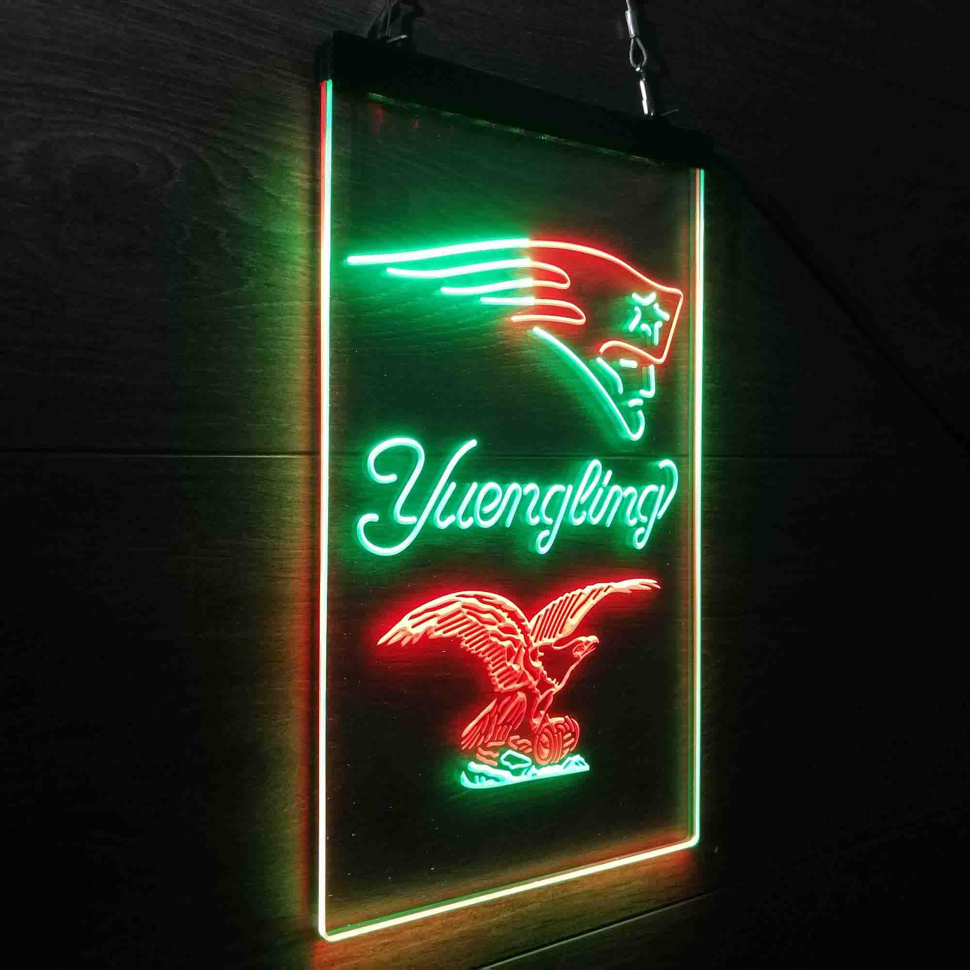 Yuengling Bar New England Patriots Est. 1960 Neon-Like Led Light Sign