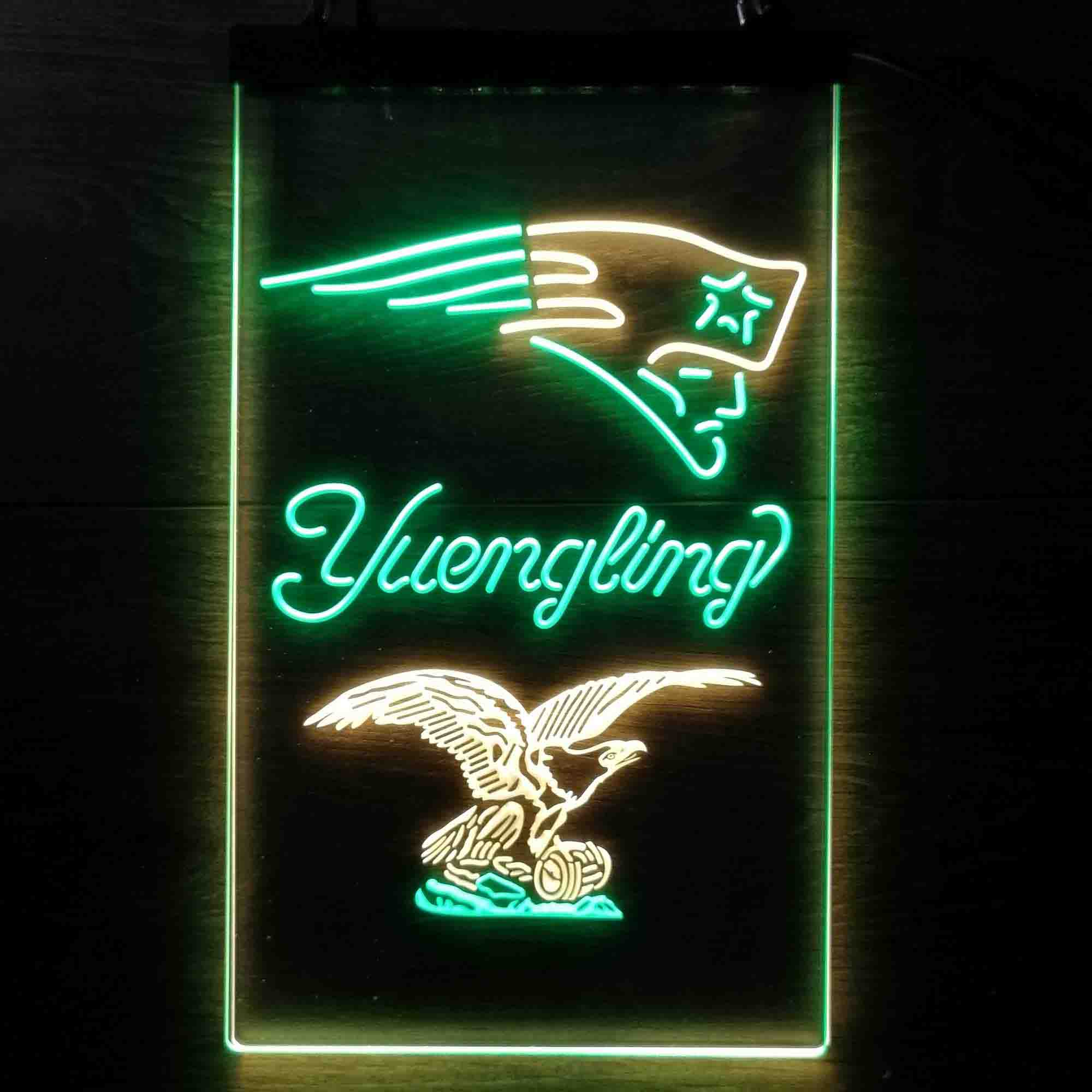 Yuengling Bar New England Patriots Est. 1960 Neon-Like Led Light Sign