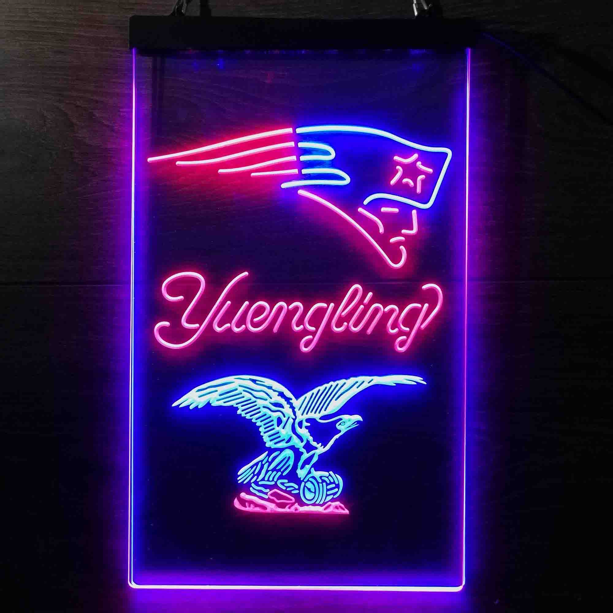 Yuengling Bar New England Patriots Est. 1960 Neon-Like Led Light Sign