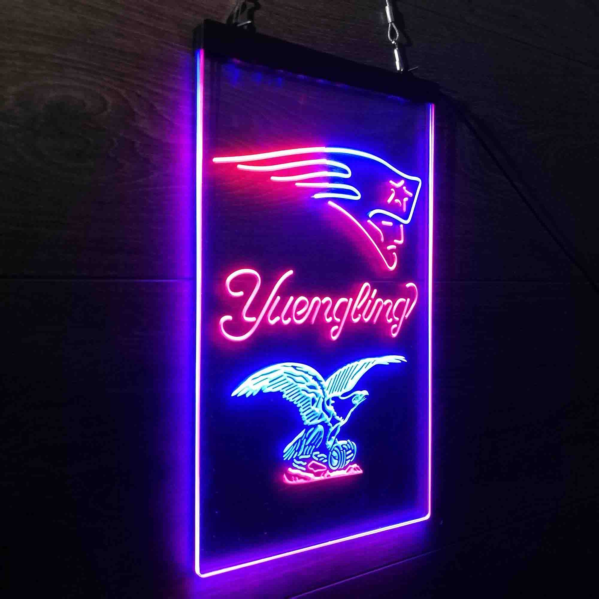 Yuengling Bar New England Patriots Est. 1960 Neon-Like Led Light Sign