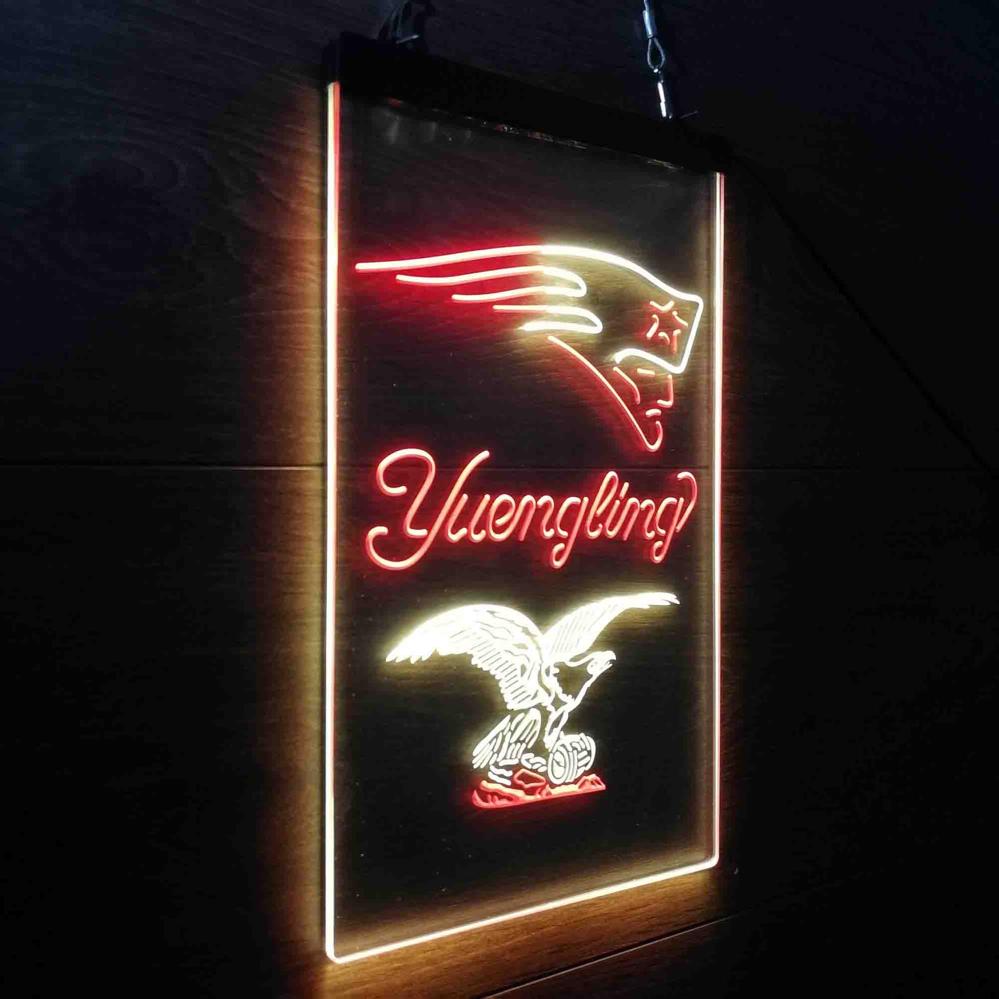 Yuengling Bar New England Patriots Est. 1960 Neon-Like Led Light Sign