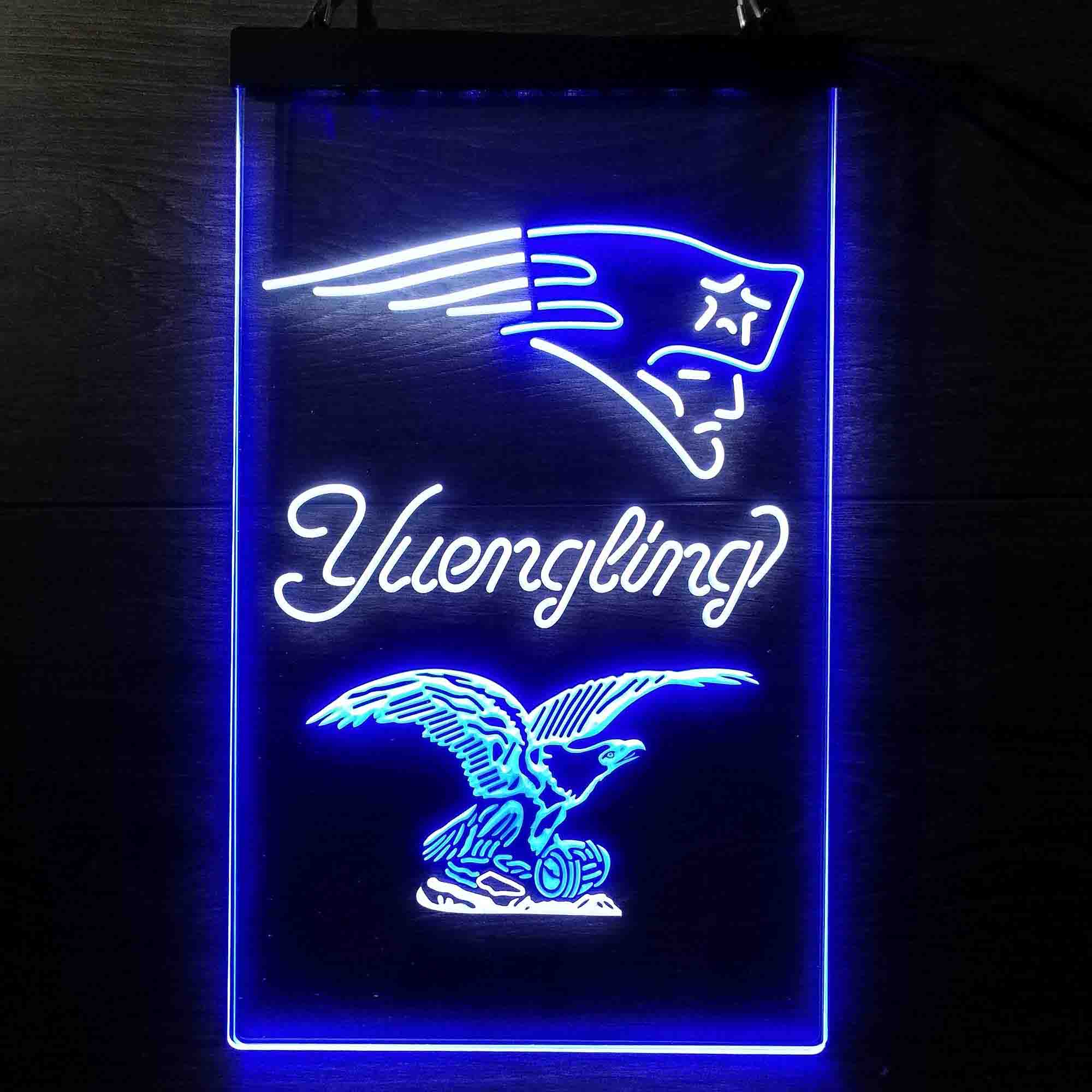 Yuengling Bar New England Patriots Est. 1960 Neon-Like Led Light Sign