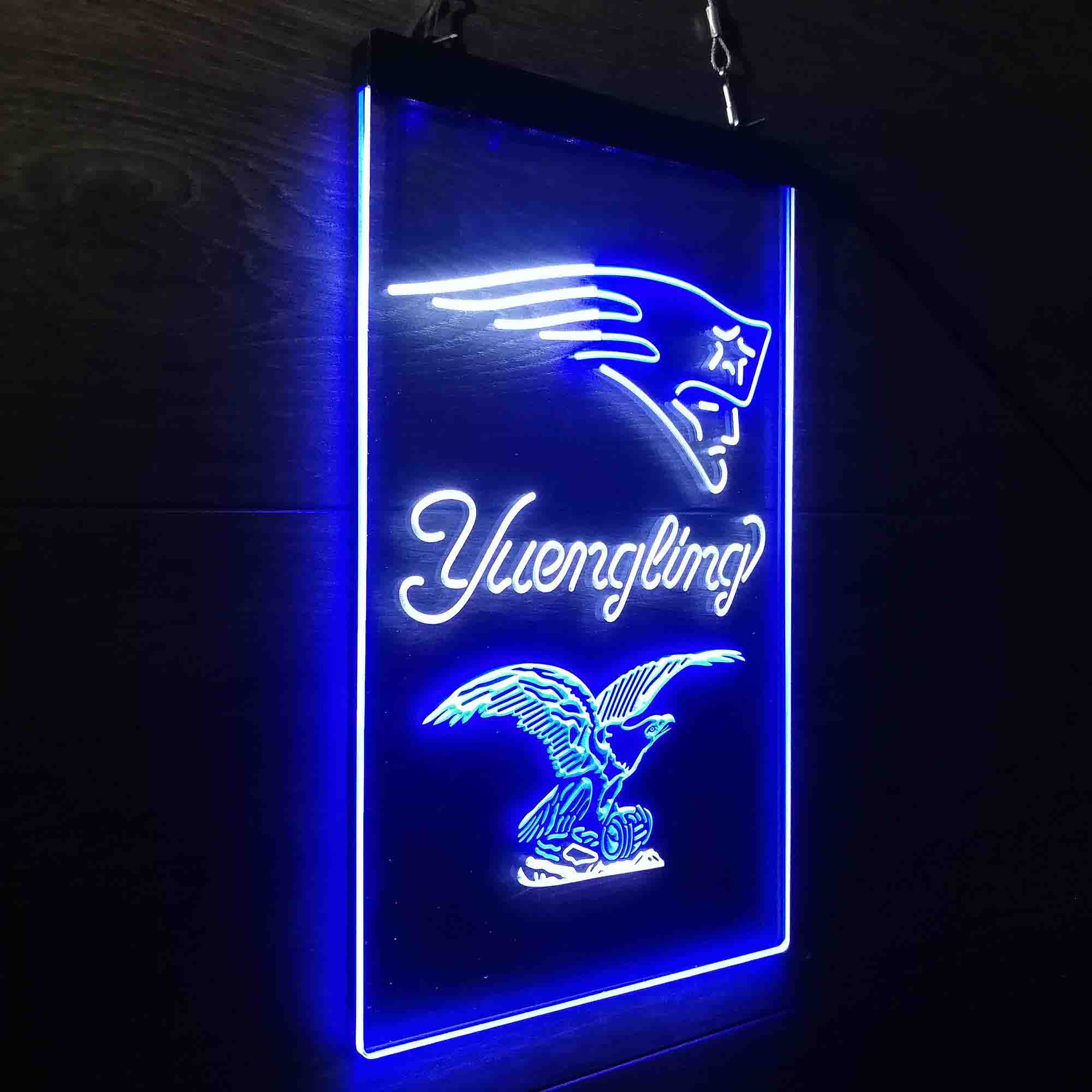 Yuengling Bar New England Patriots Est. 1960 Neon-Like Led Light Sign