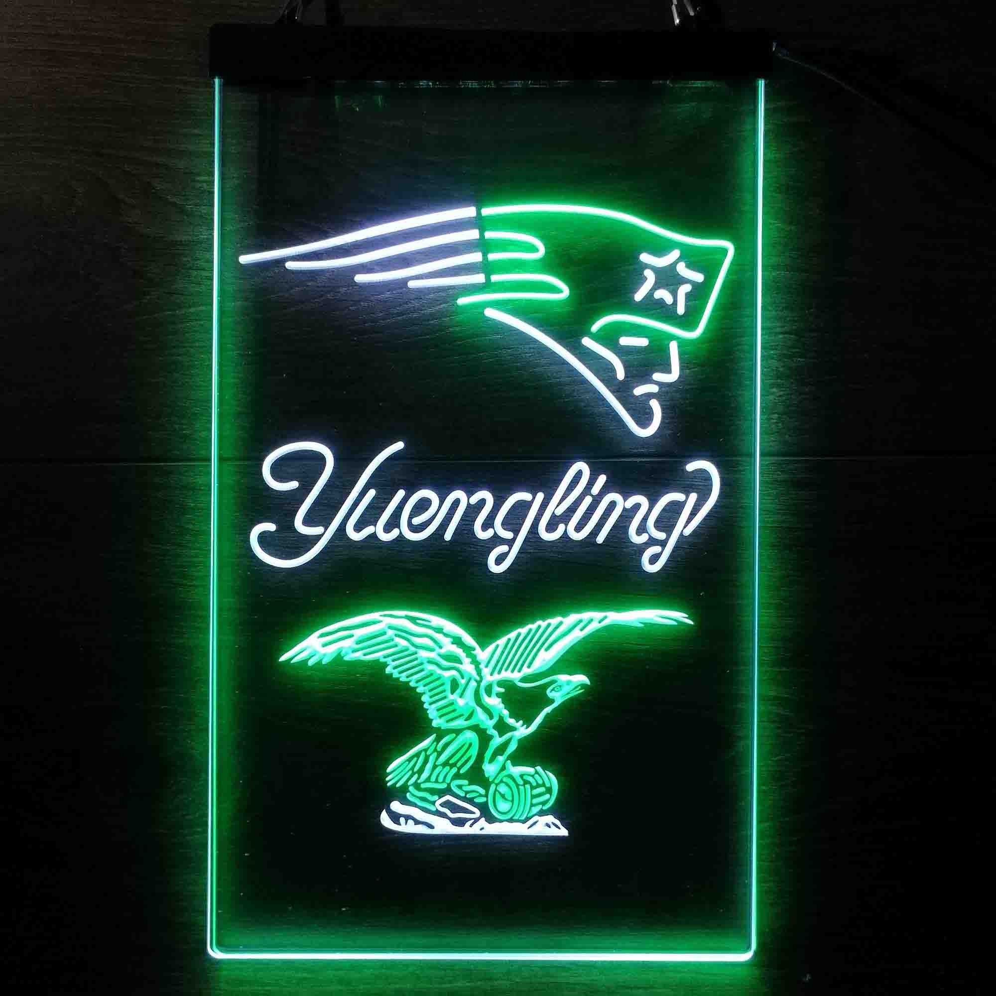 Yuengling Bar New England Patriots Est. 1960 Neon-Like LED Sign