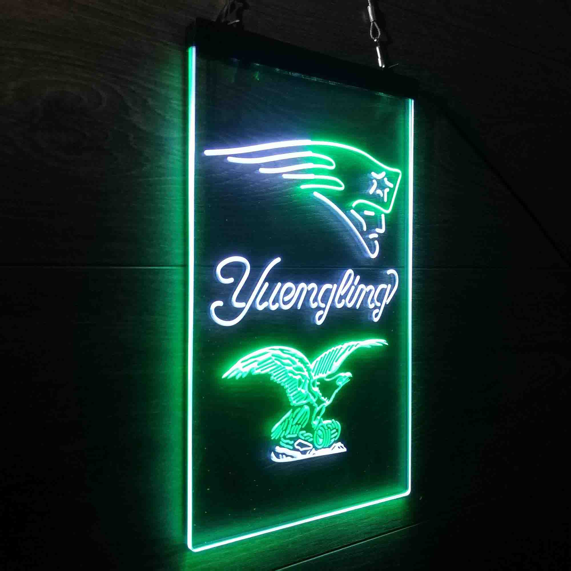 Yuengling Bar New England Patriots Est. 1960 Neon-Like Led Light Sign