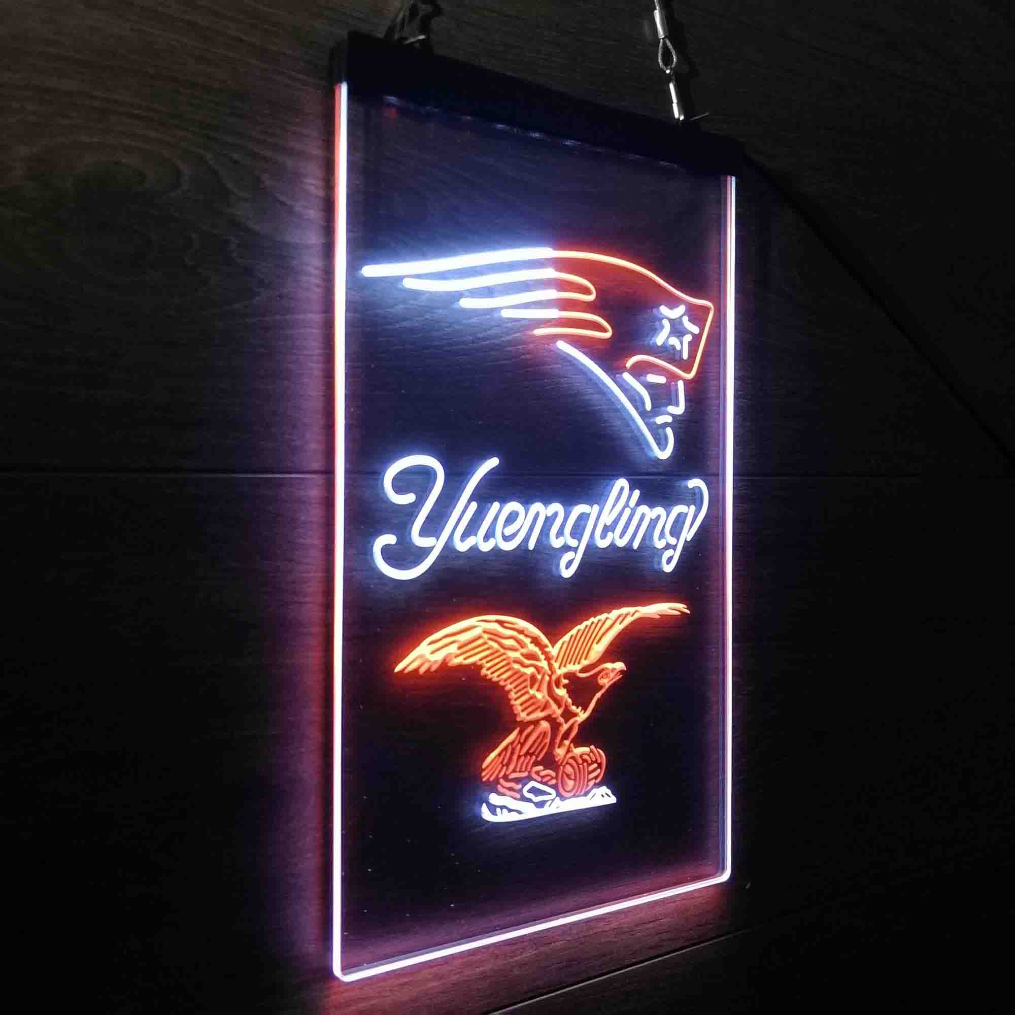 Yuengling Bar New England Patriots Est. 1960 Neon-Like Led Light Sign