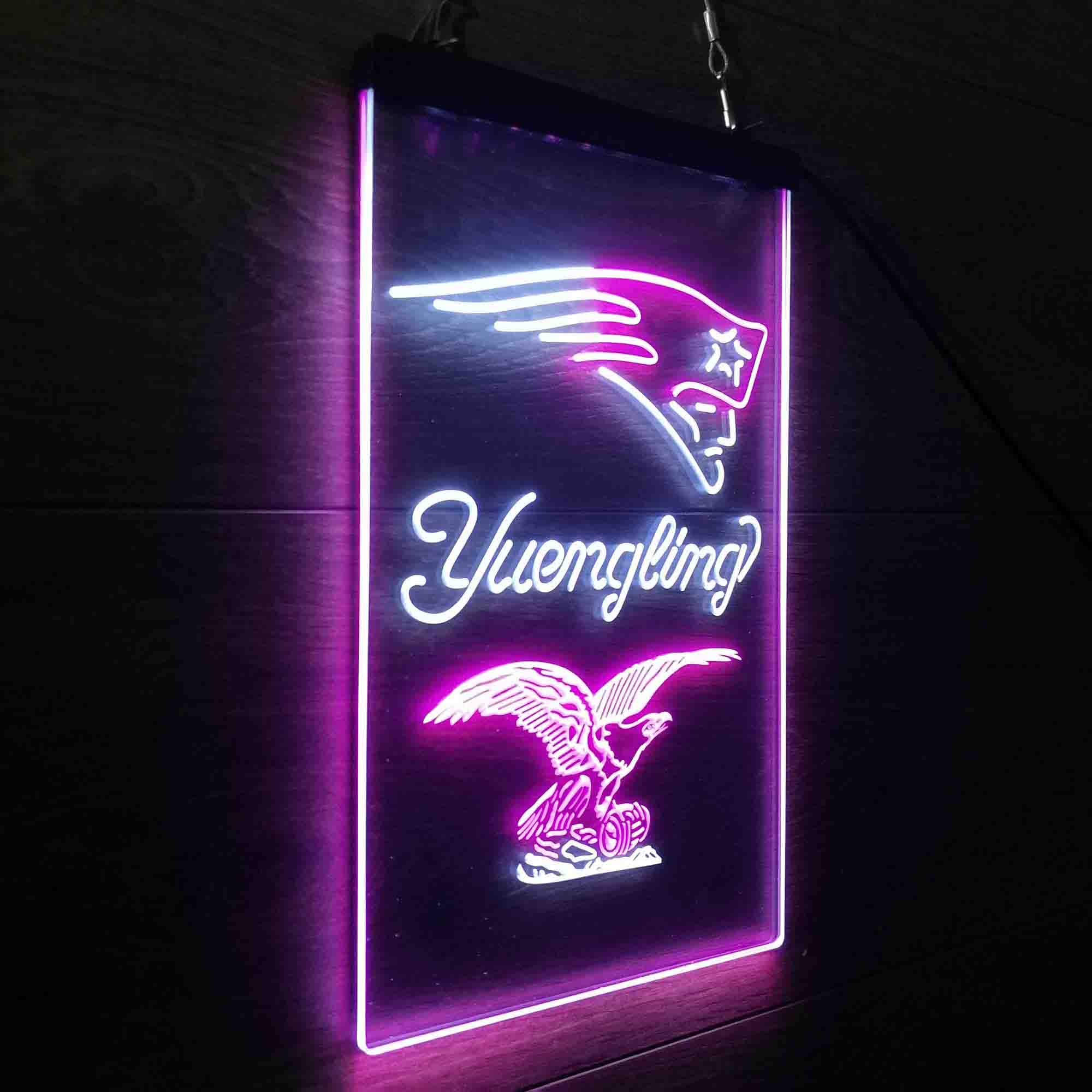 Yuengling Bar New England Patriots Est. 1960 Neon-Like Led Light Sign